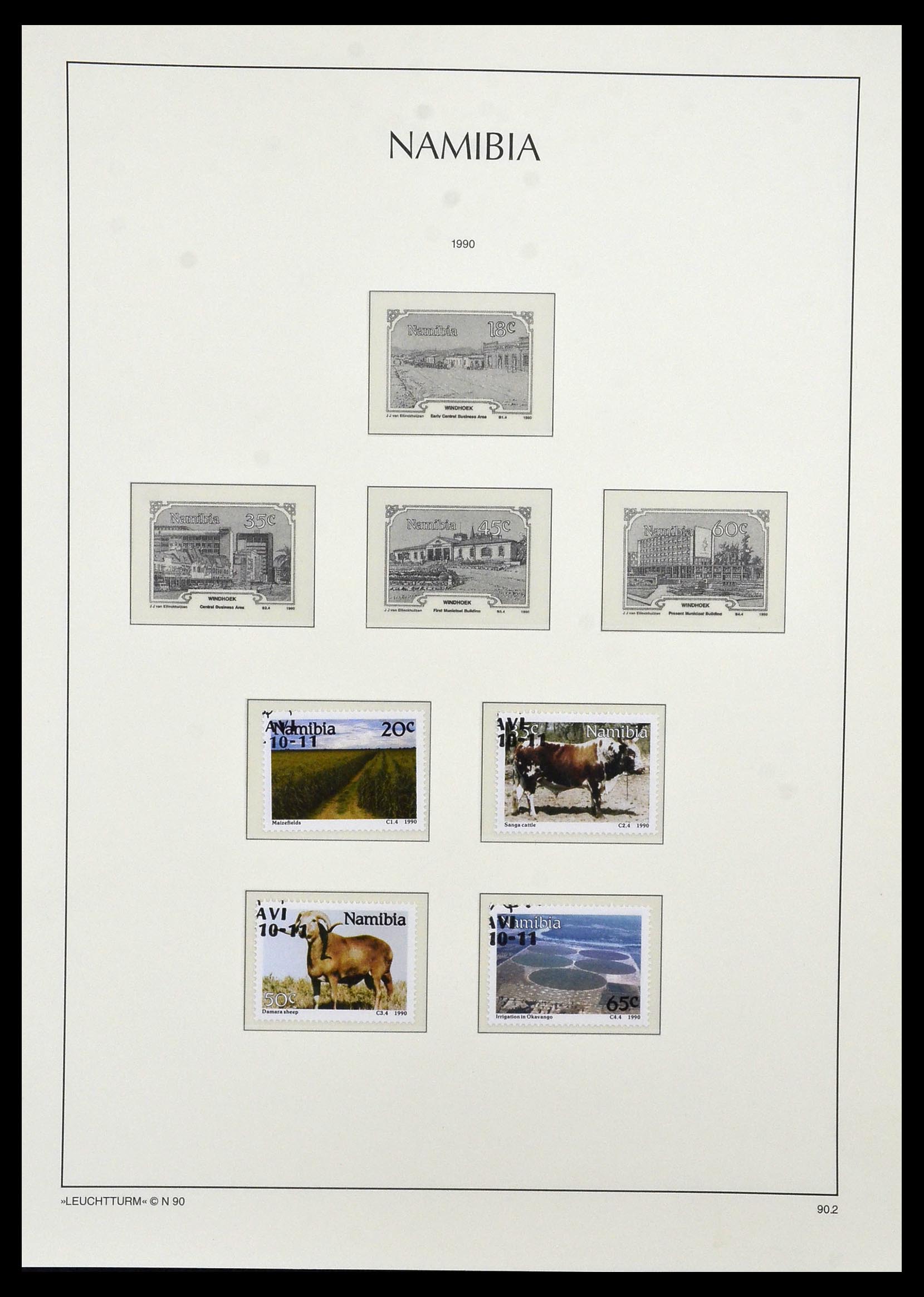 33979 069 - Postzegelverzameling 33979 Zuid West Afrika - Namibië 1923-1996.