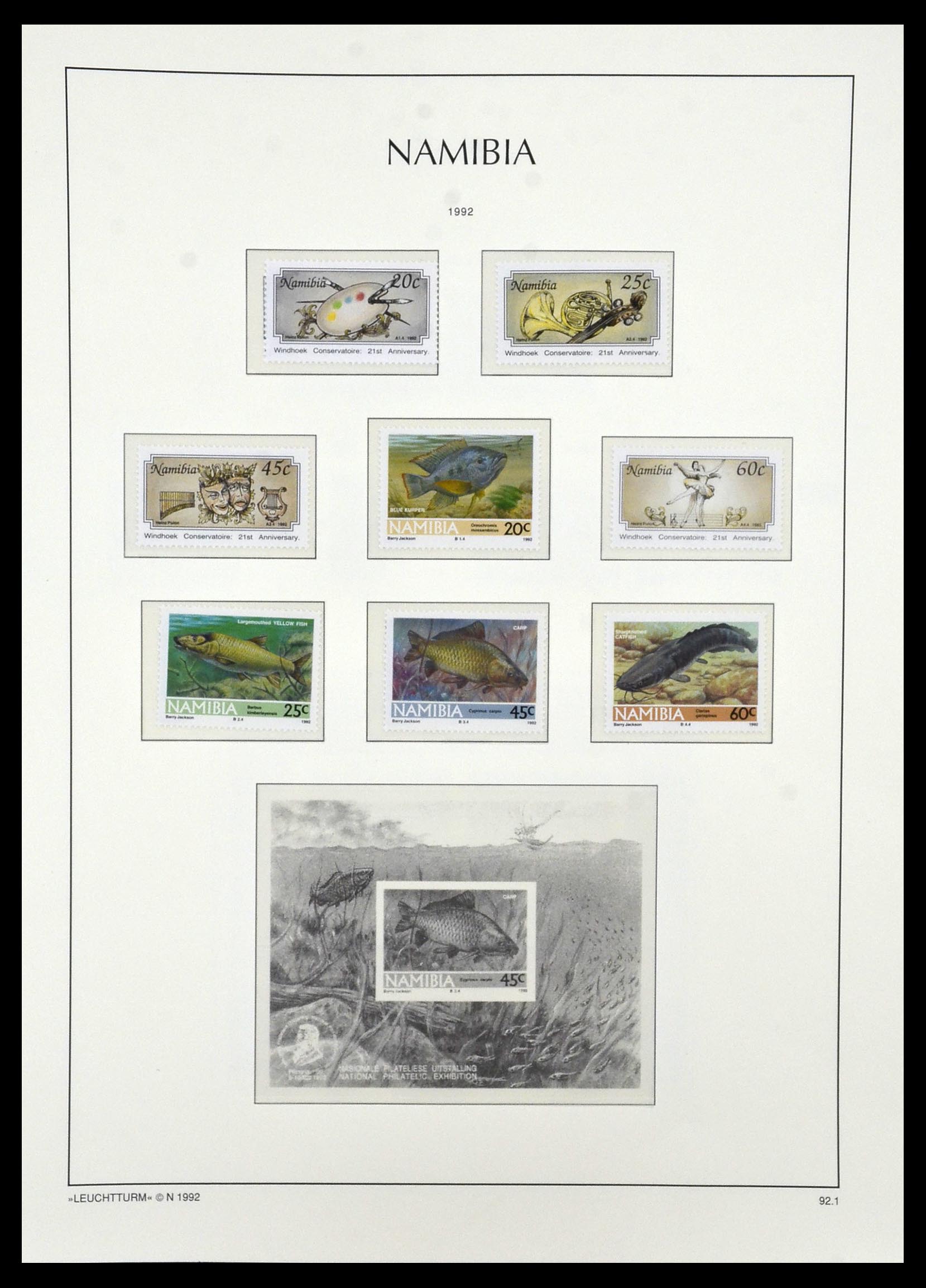 33979 078 - Postzegelverzameling 33979 Zuid West Afrika - Namibië 1923-1996.