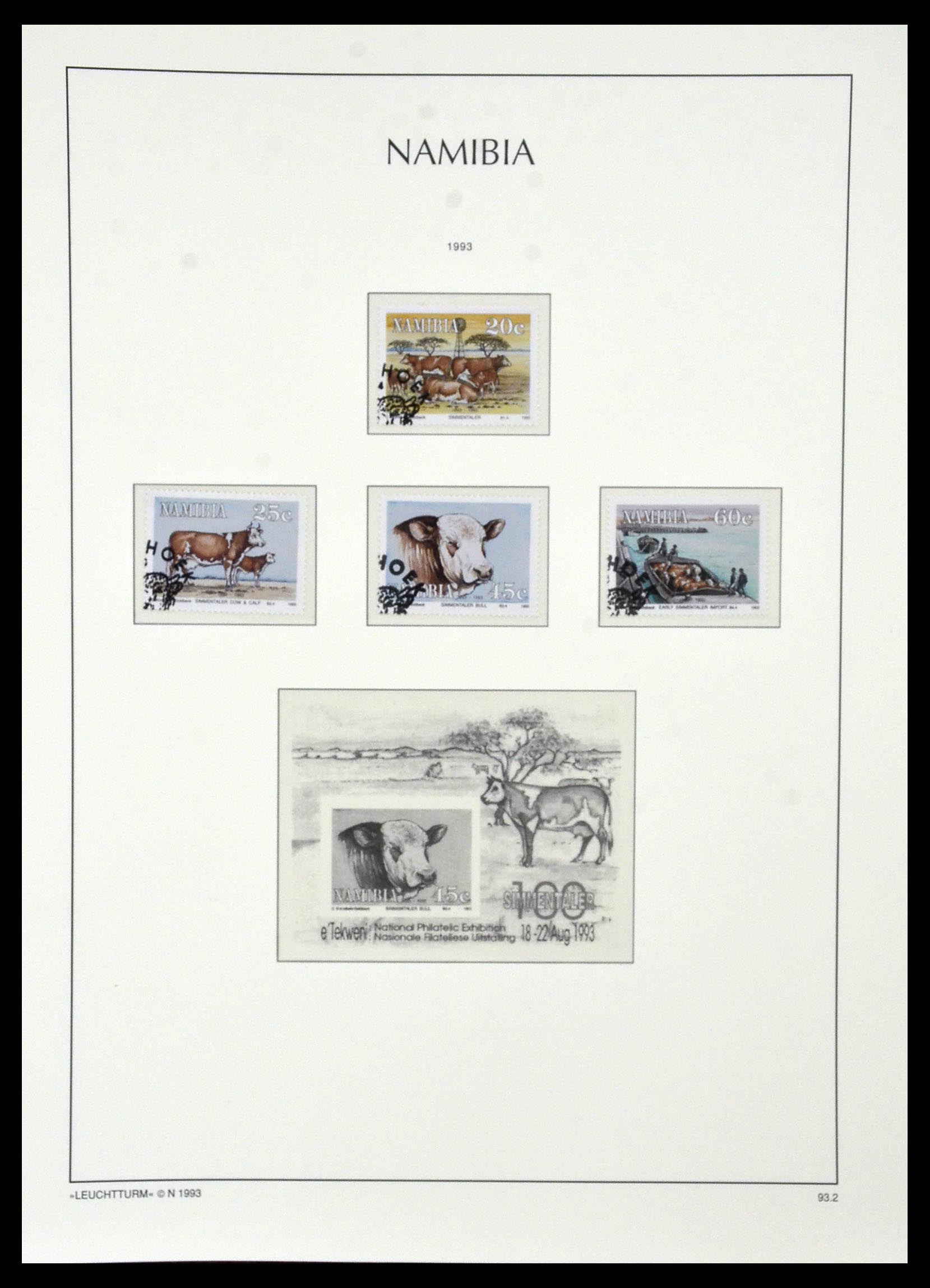 33979 085 - Postzegelverzameling 33979 Zuid West Afrika - Namibië 1923-1996.