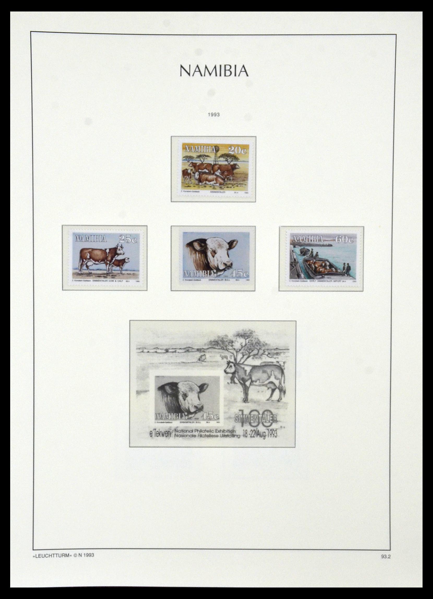33979 086 - Postzegelverzameling 33979 Zuid West Afrika - Namibië 1923-1996.