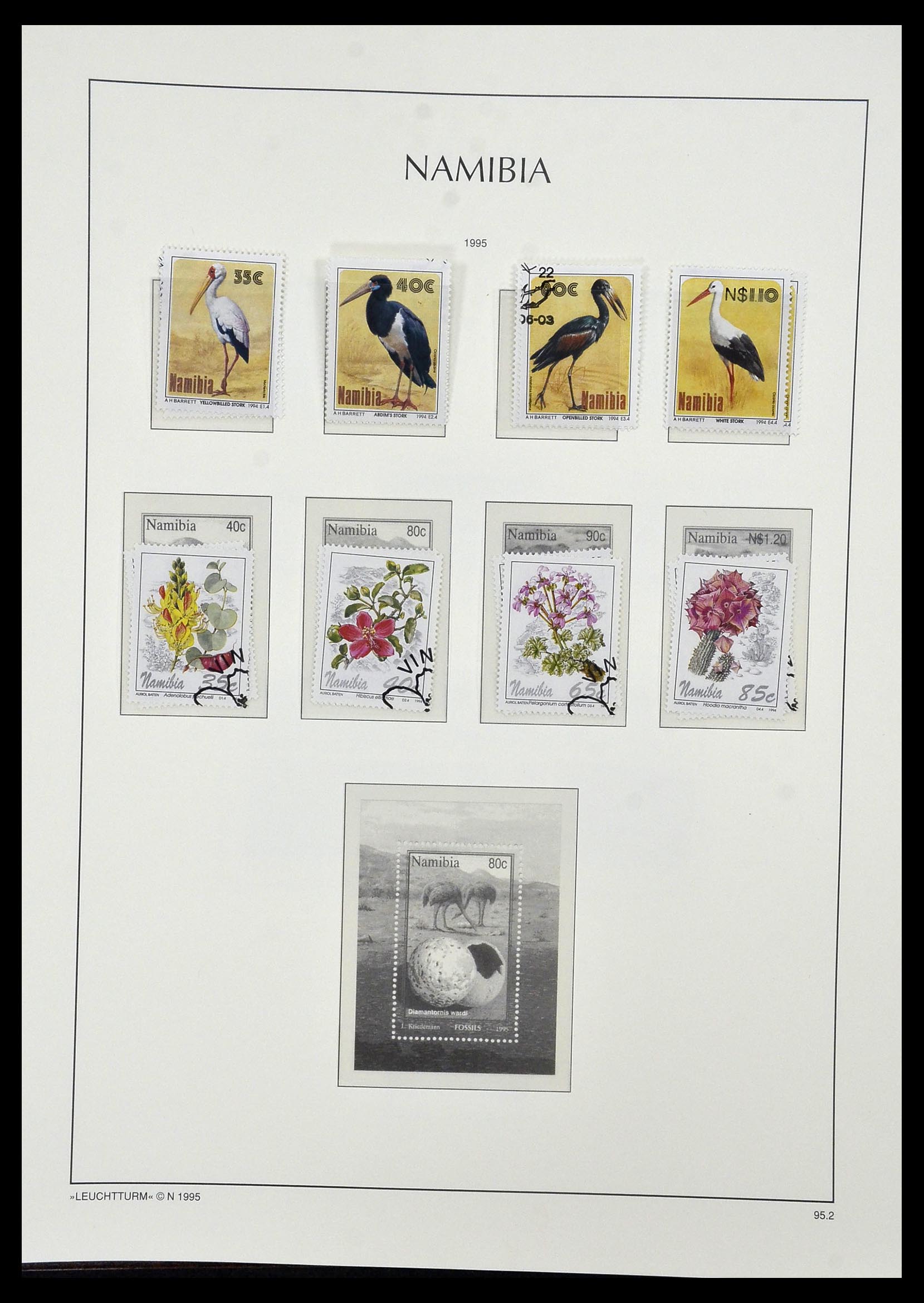 33979 097 - Postzegelverzameling 33979 Zuid West Afrika - Namibië 1923-1996.