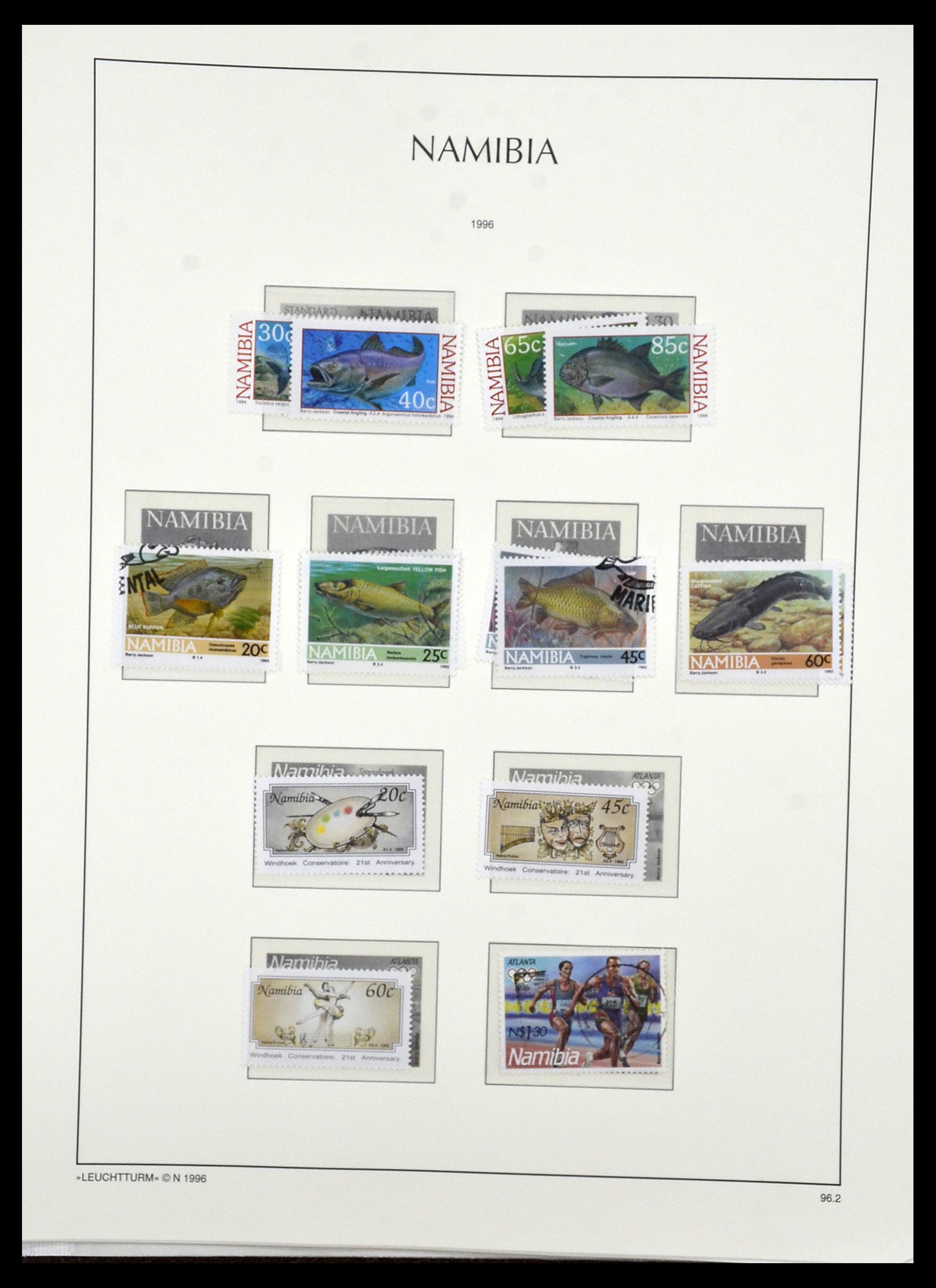 33979 102 - Postzegelverzameling 33979 Zuid West Afrika - Namibië 1923-1996.