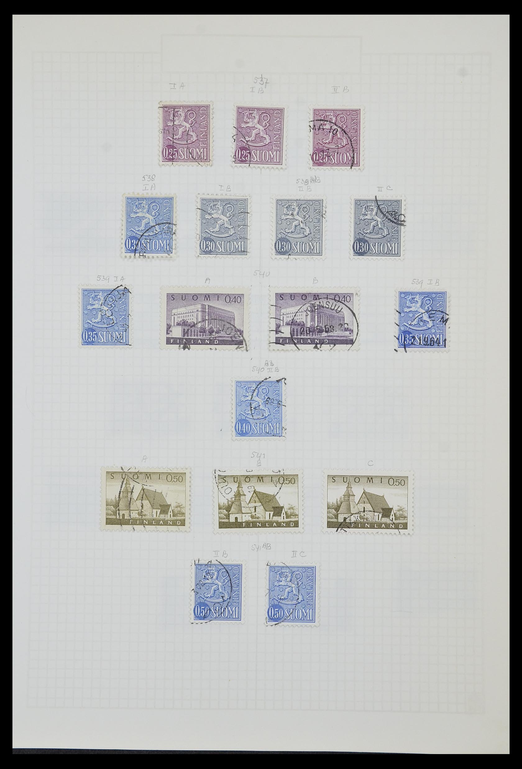 33980 033 - Postzegelverzameling 33980 Finland en Baltische Staten 1866-1990.