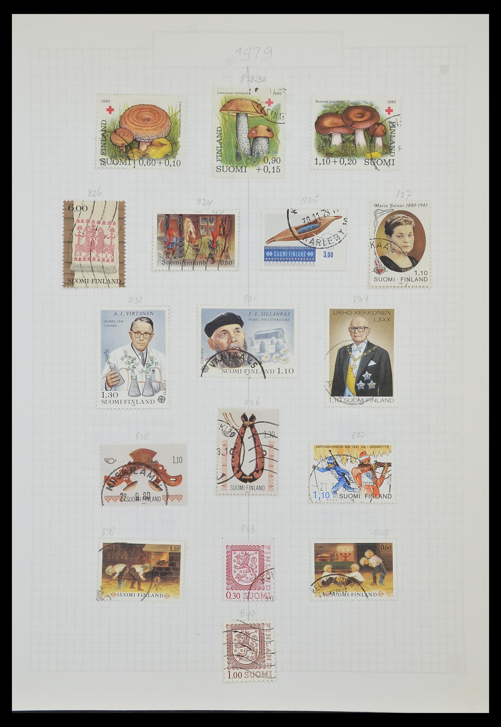 33980 052 - Postzegelverzameling 33980 Finland en Baltische Staten 1866-1990.