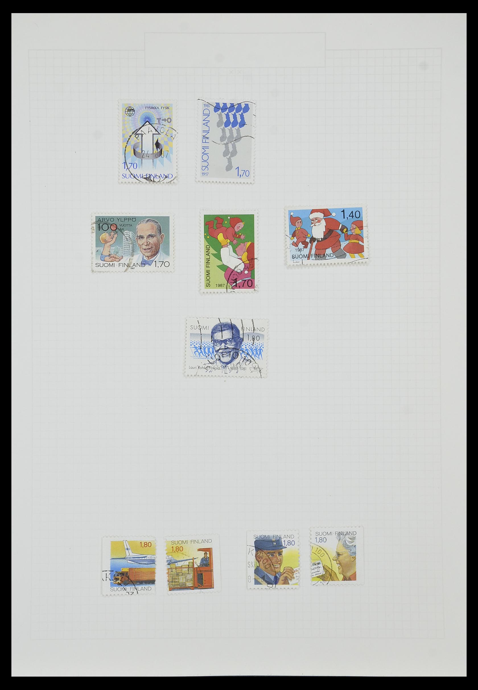 33980 063 - Postzegelverzameling 33980 Finland en Baltische Staten 1866-1990.