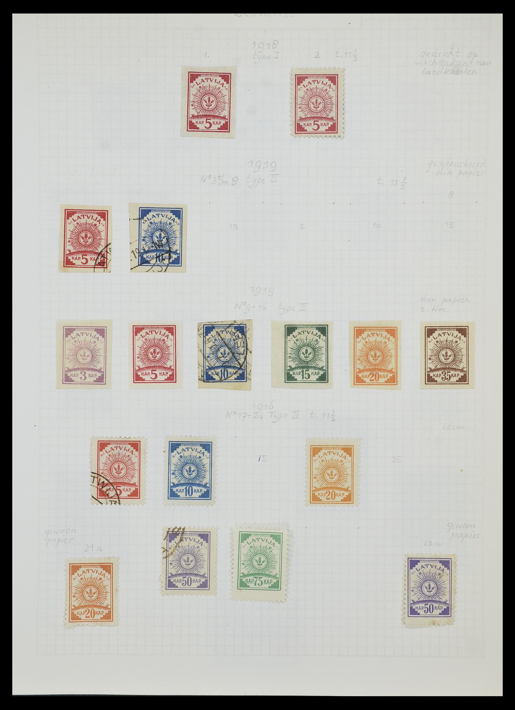 33980 071 - Postzegelverzameling 33980 Finland en Baltische Staten 1866-1990.