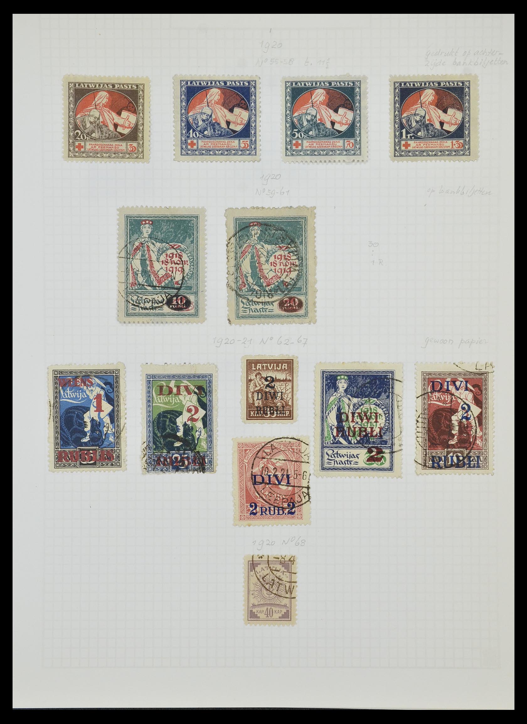 33980 074 - Postzegelverzameling 33980 Finland en Baltische Staten 1866-1990.