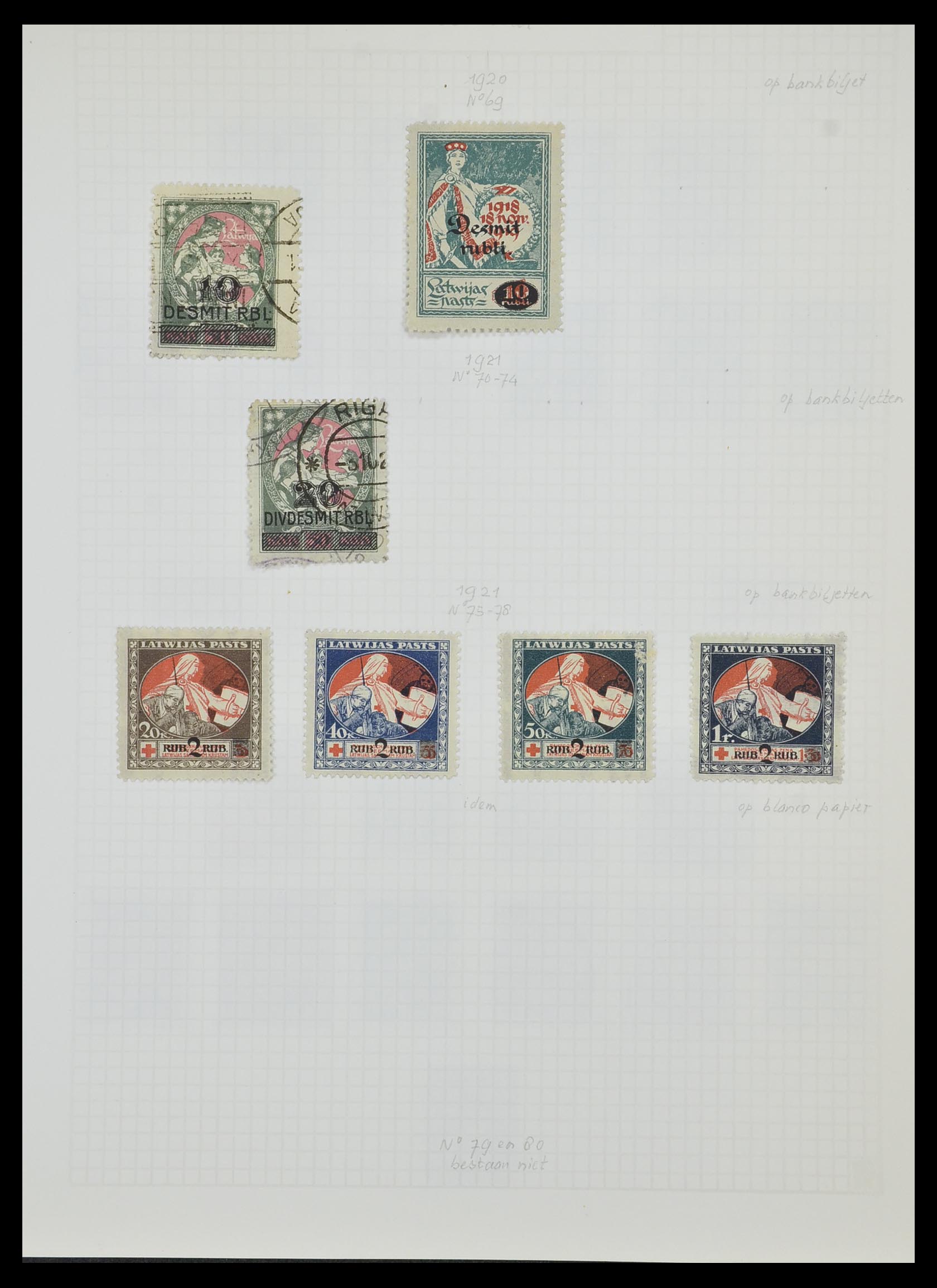 33980 075 - Postzegelverzameling 33980 Finland en Baltische Staten 1866-1990.
