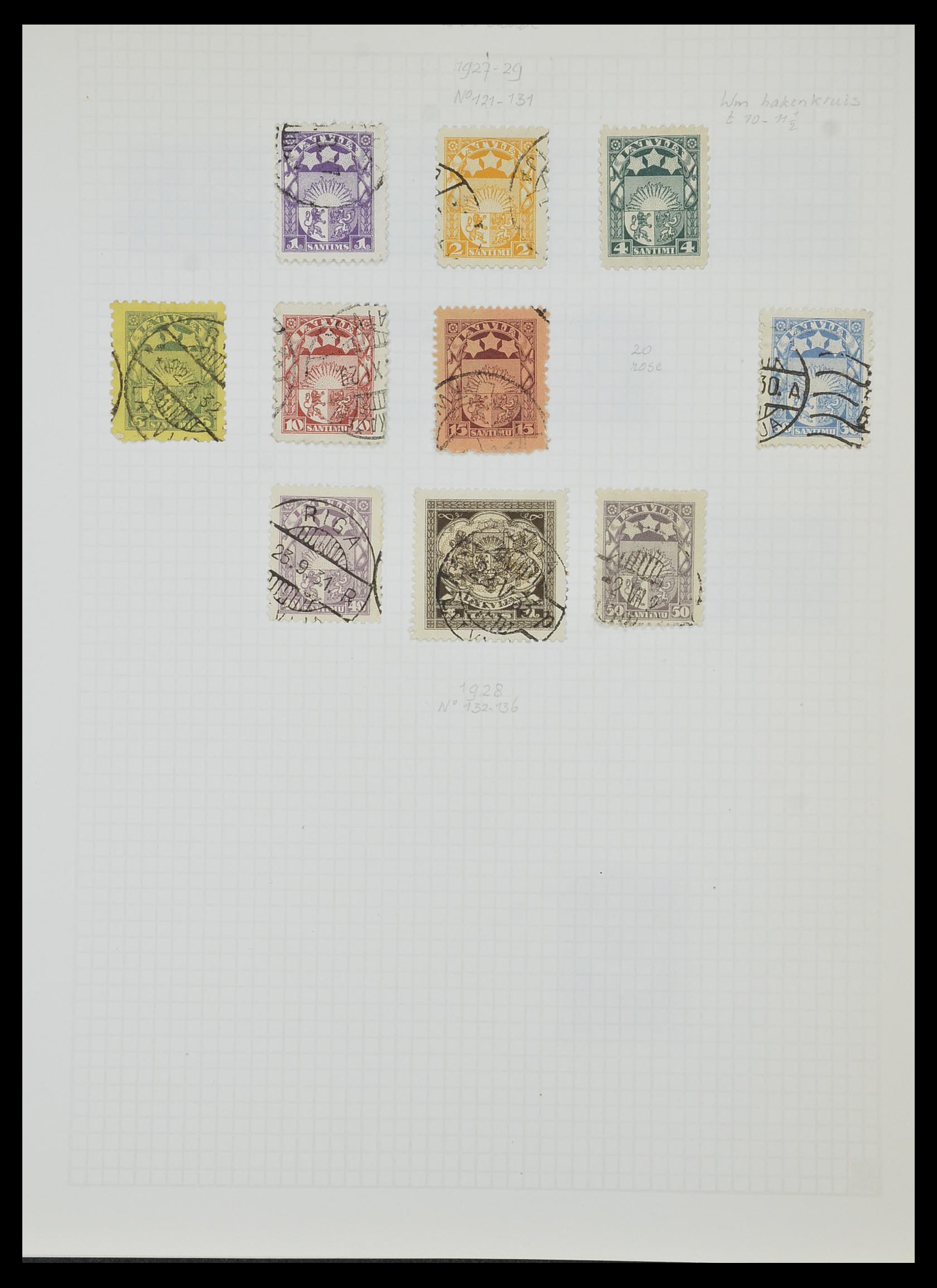33980 078 - Postzegelverzameling 33980 Finland en Baltische Staten 1866-1990.