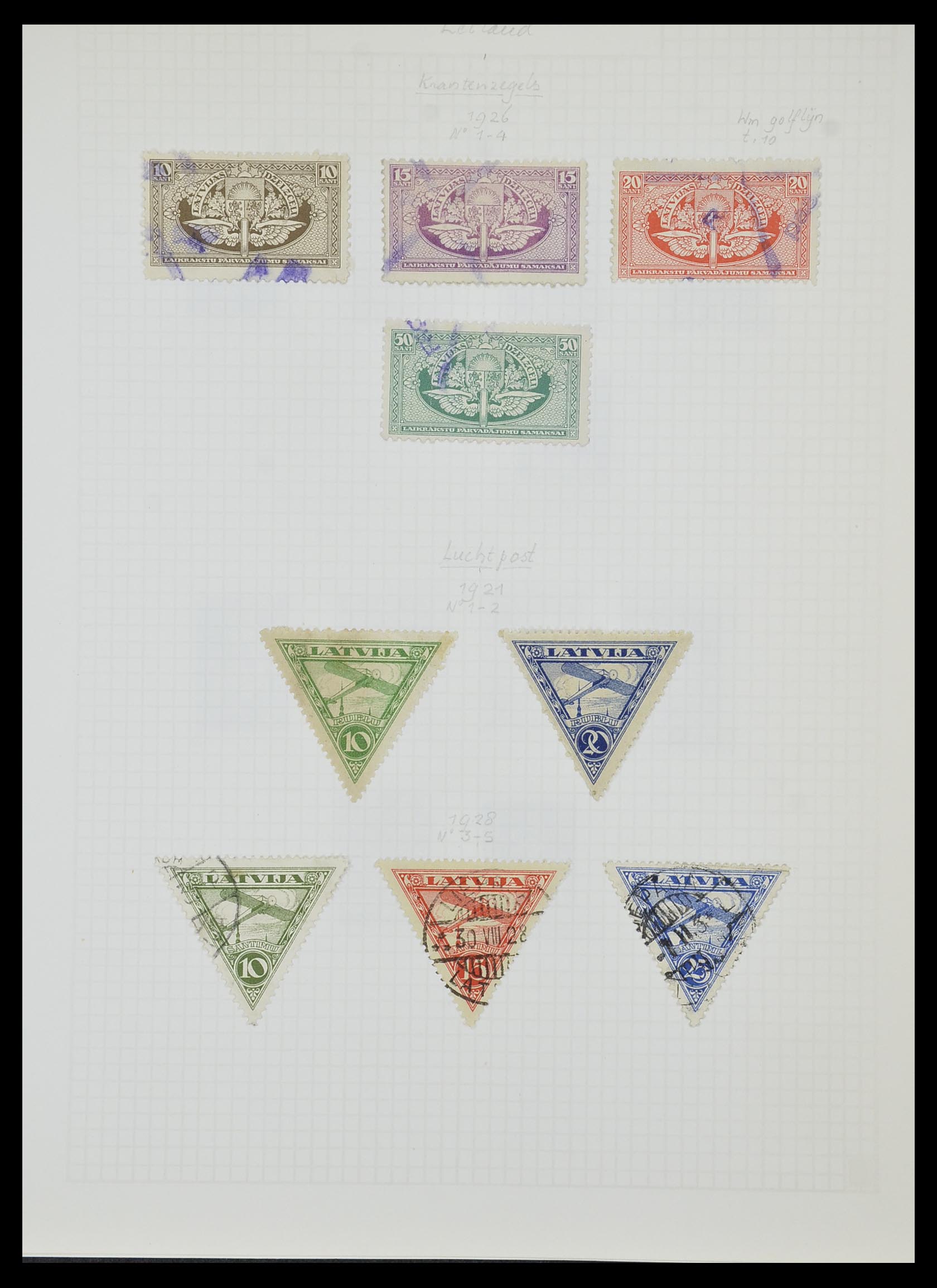 33980 085 - Postzegelverzameling 33980 Finland en Baltische Staten 1866-1990.