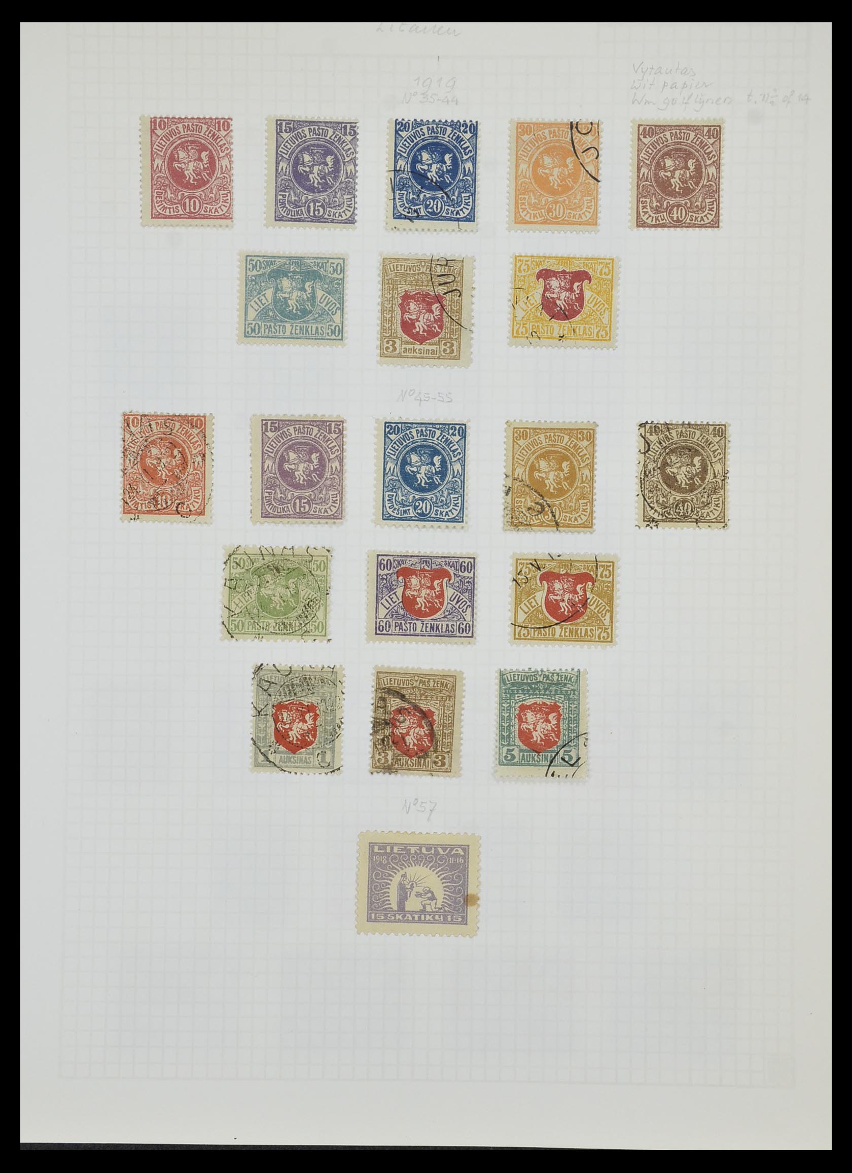 33980 091 - Postzegelverzameling 33980 Finland en Baltische Staten 1866-1990.