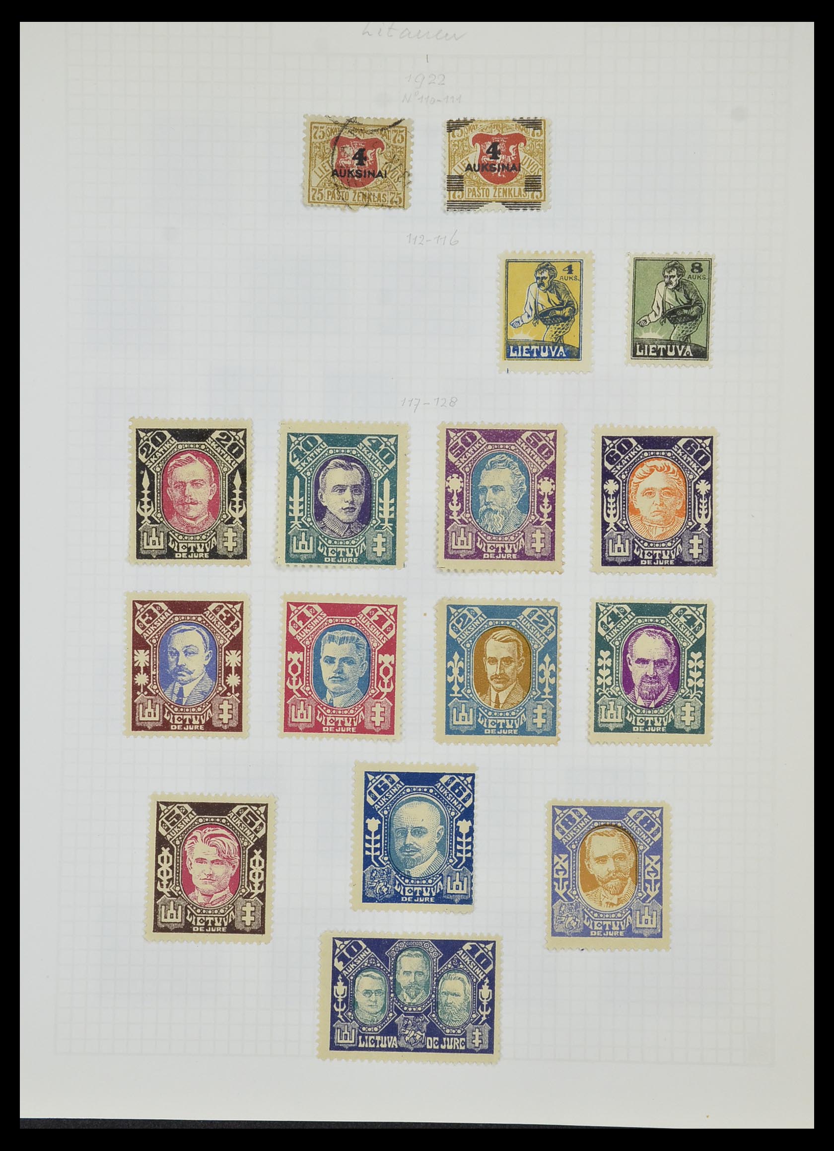 33980 093 - Postzegelverzameling 33980 Finland en Baltische Staten 1866-1990.
