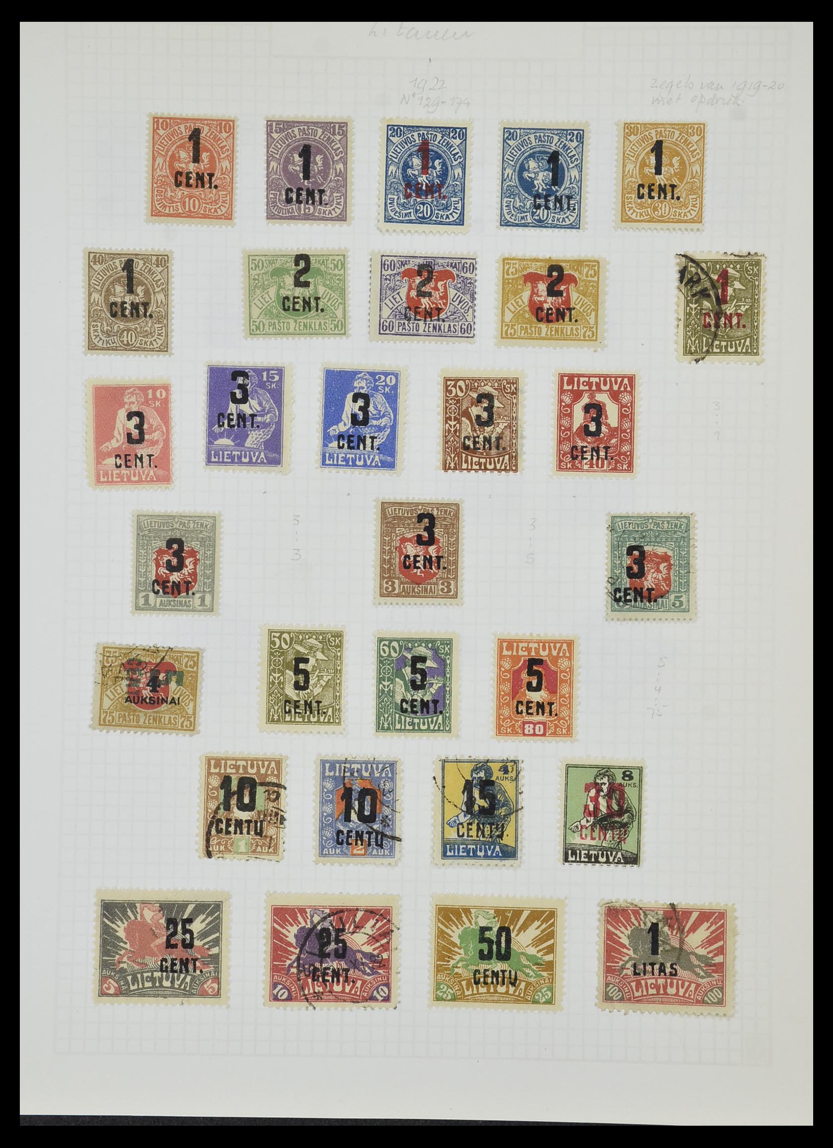 33980 094 - Postzegelverzameling 33980 Finland en Baltische Staten 1866-1990.