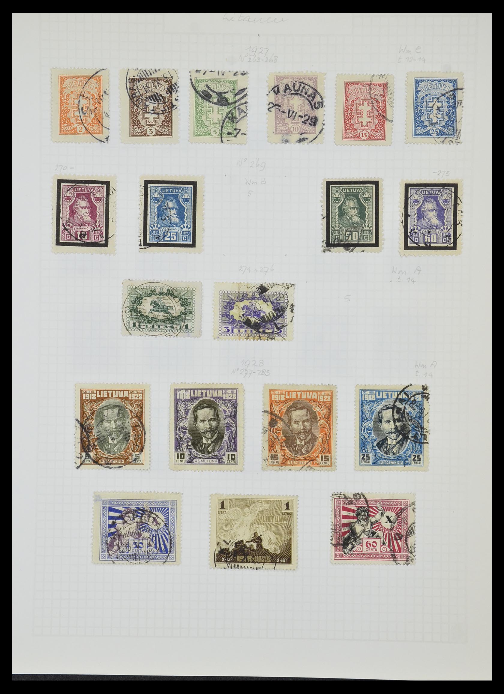 33980 097 - Postzegelverzameling 33980 Finland en Baltische Staten 1866-1990.
