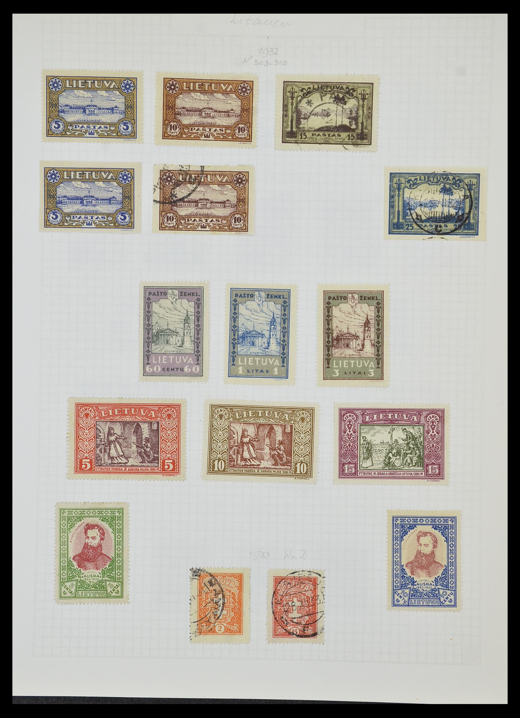 33980 099 - Stamp collection 33980 Finland and Baltic States 1866-1990.