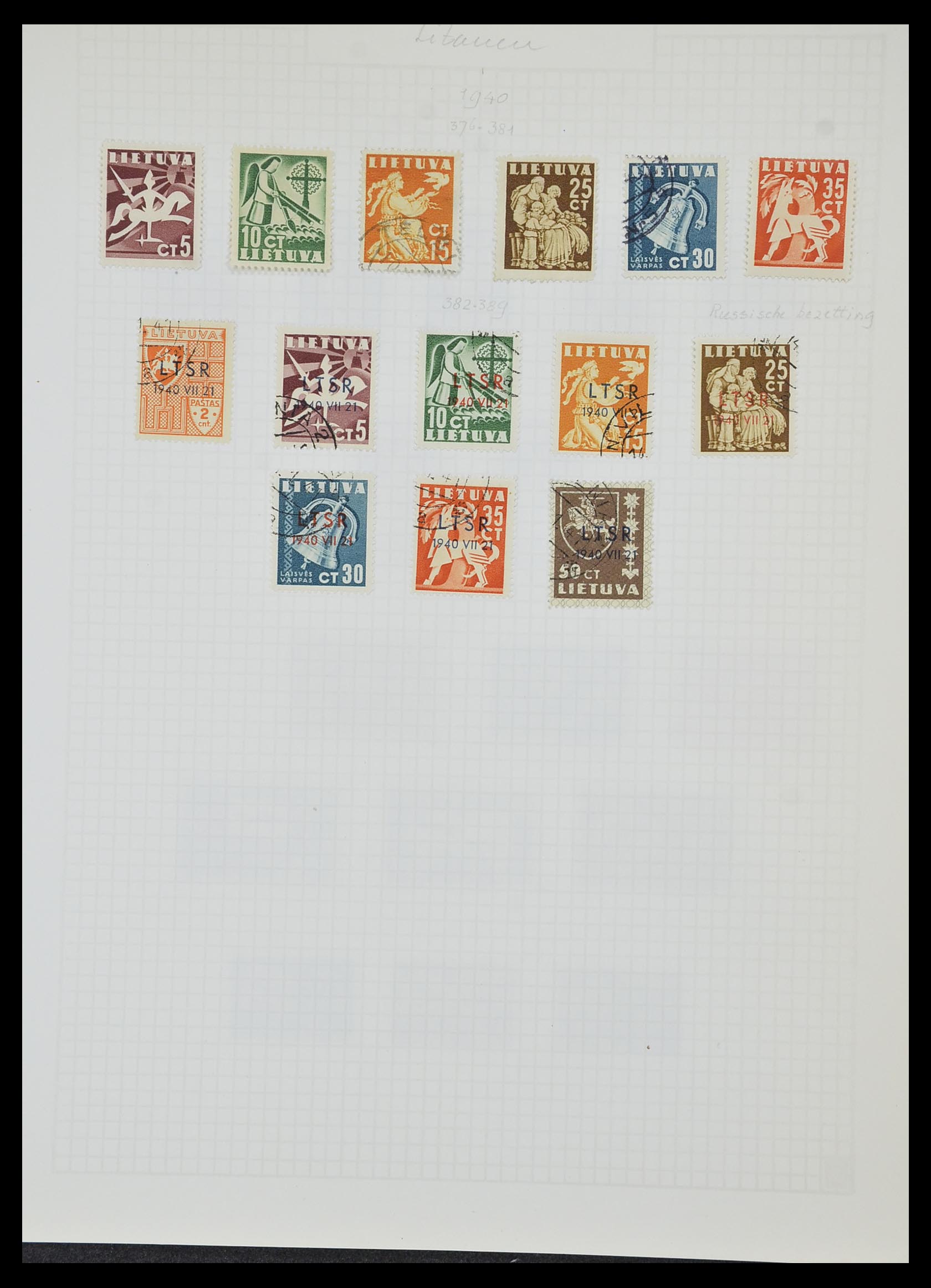 33980 101 - Postzegelverzameling 33980 Finland en Baltische Staten 1866-1990.