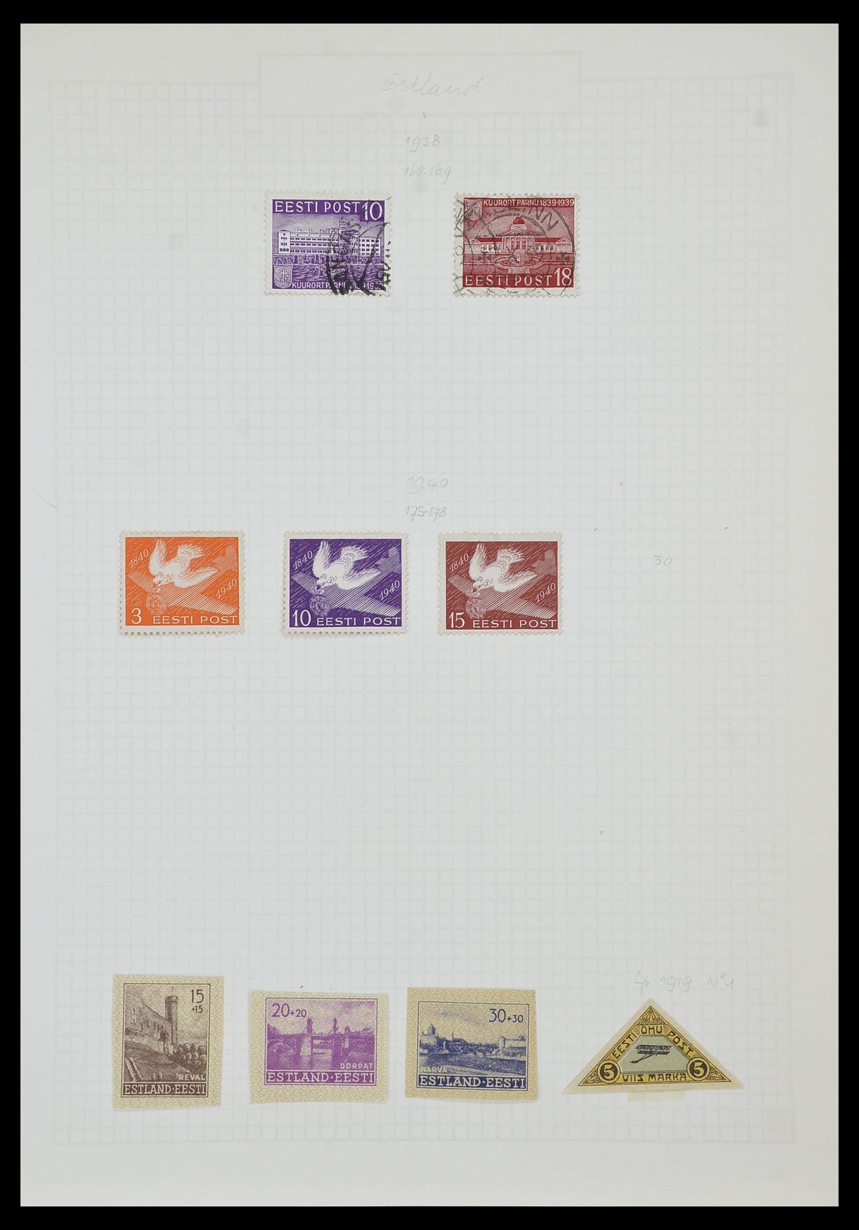 33980 115 - Postzegelverzameling 33980 Finland en Baltische Staten 1866-1990.