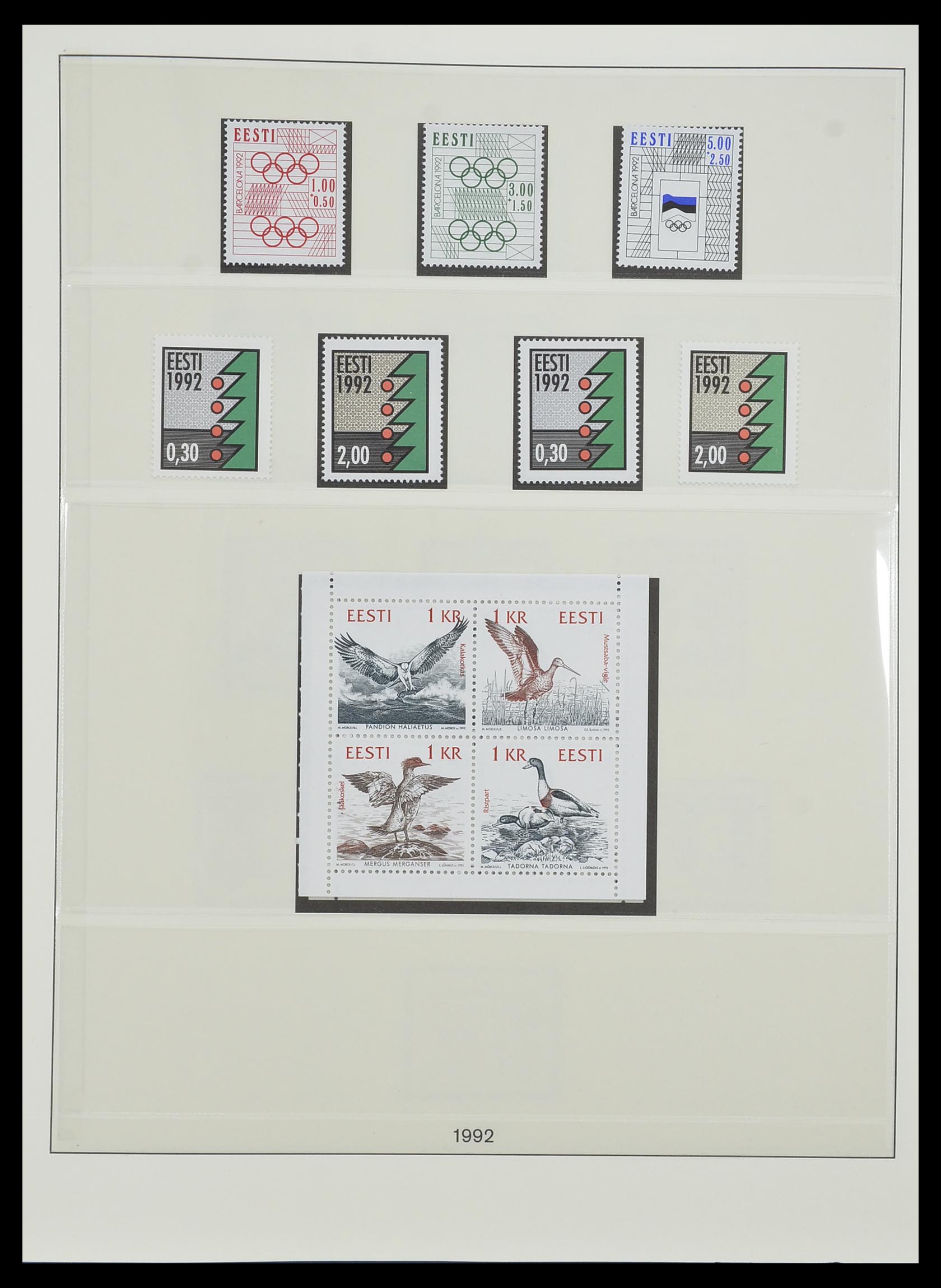 33983 003 - Postzegelverzameling 33983 Baltische Staten 1990-2012.