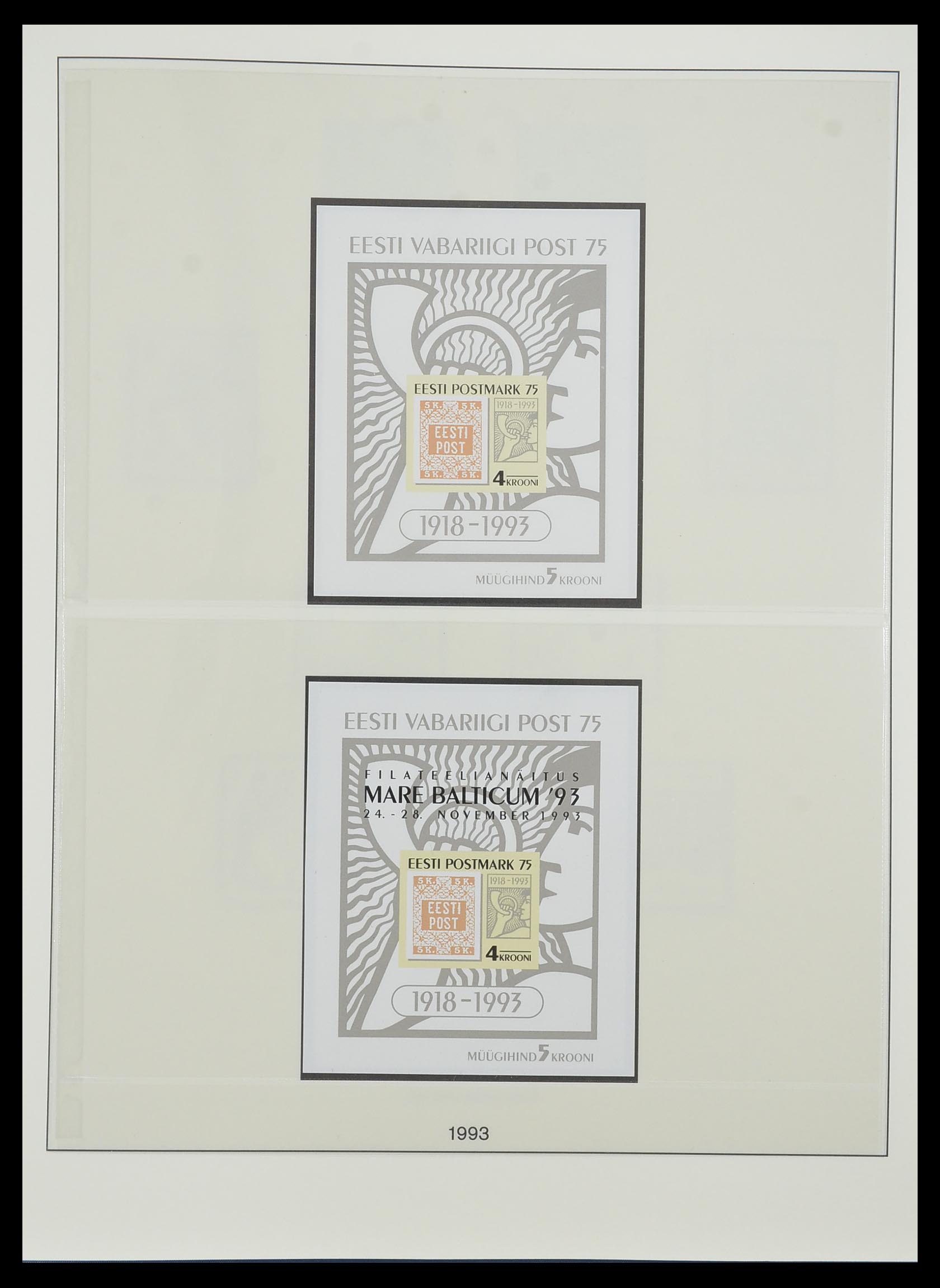33983 006 - Postzegelverzameling 33983 Baltische Staten 1990-2012.