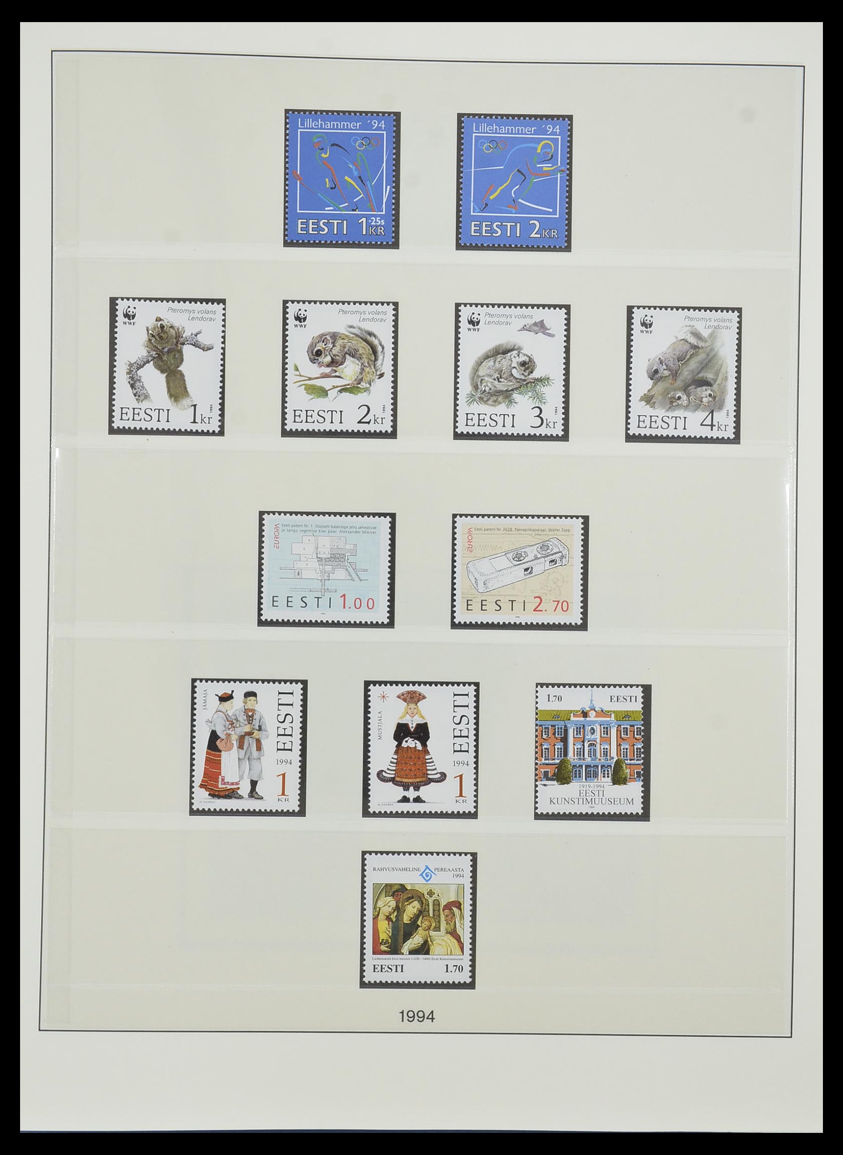 33983 007 - Postzegelverzameling 33983 Baltische Staten 1990-2012.