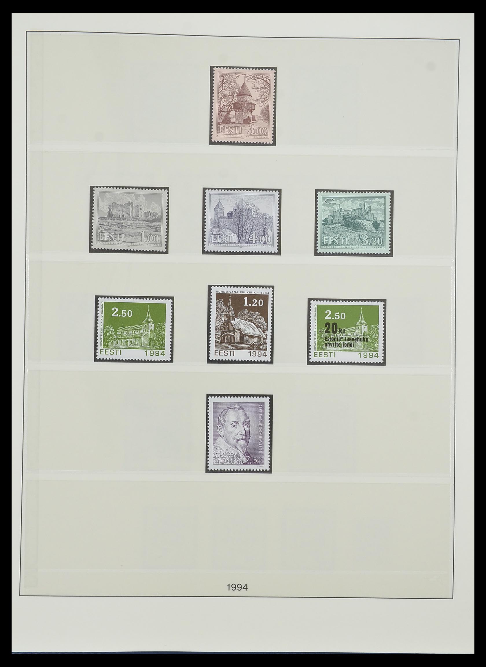 33983 009 - Postzegelverzameling 33983 Baltische Staten 1990-2012.