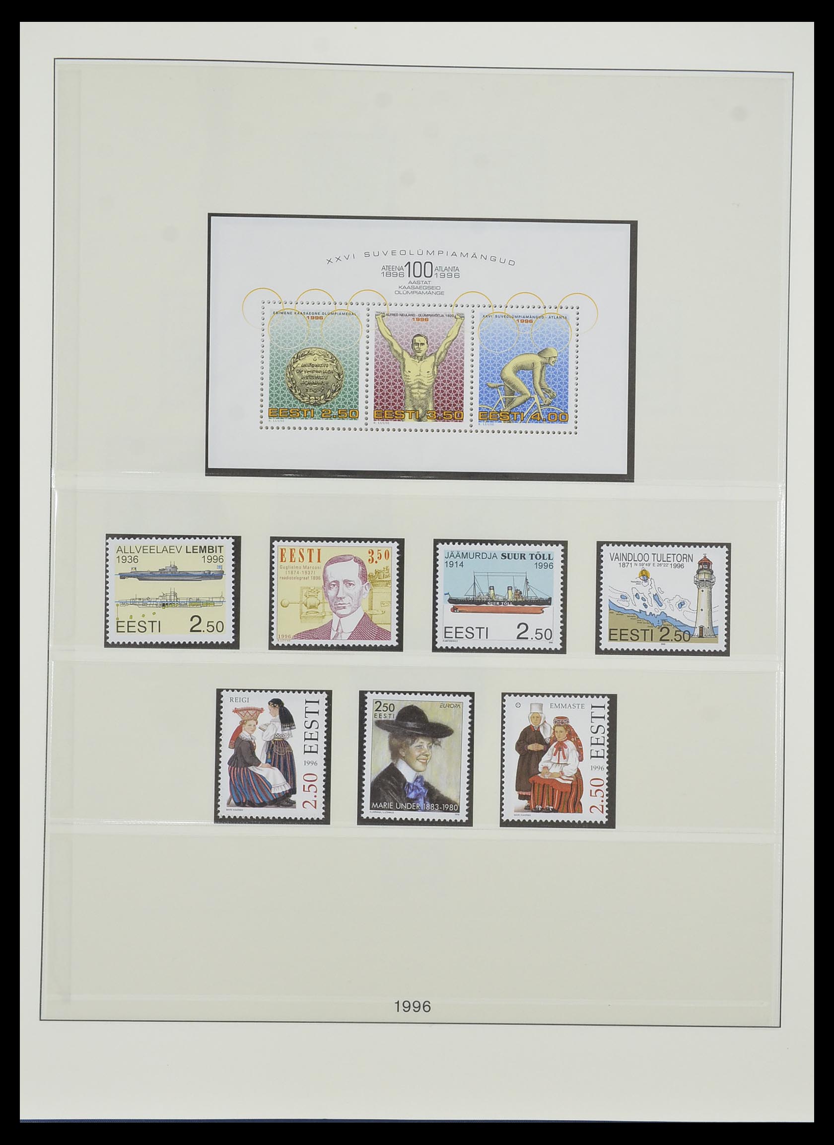 33983 013 - Postzegelverzameling 33983 Baltische Staten 1990-2012.