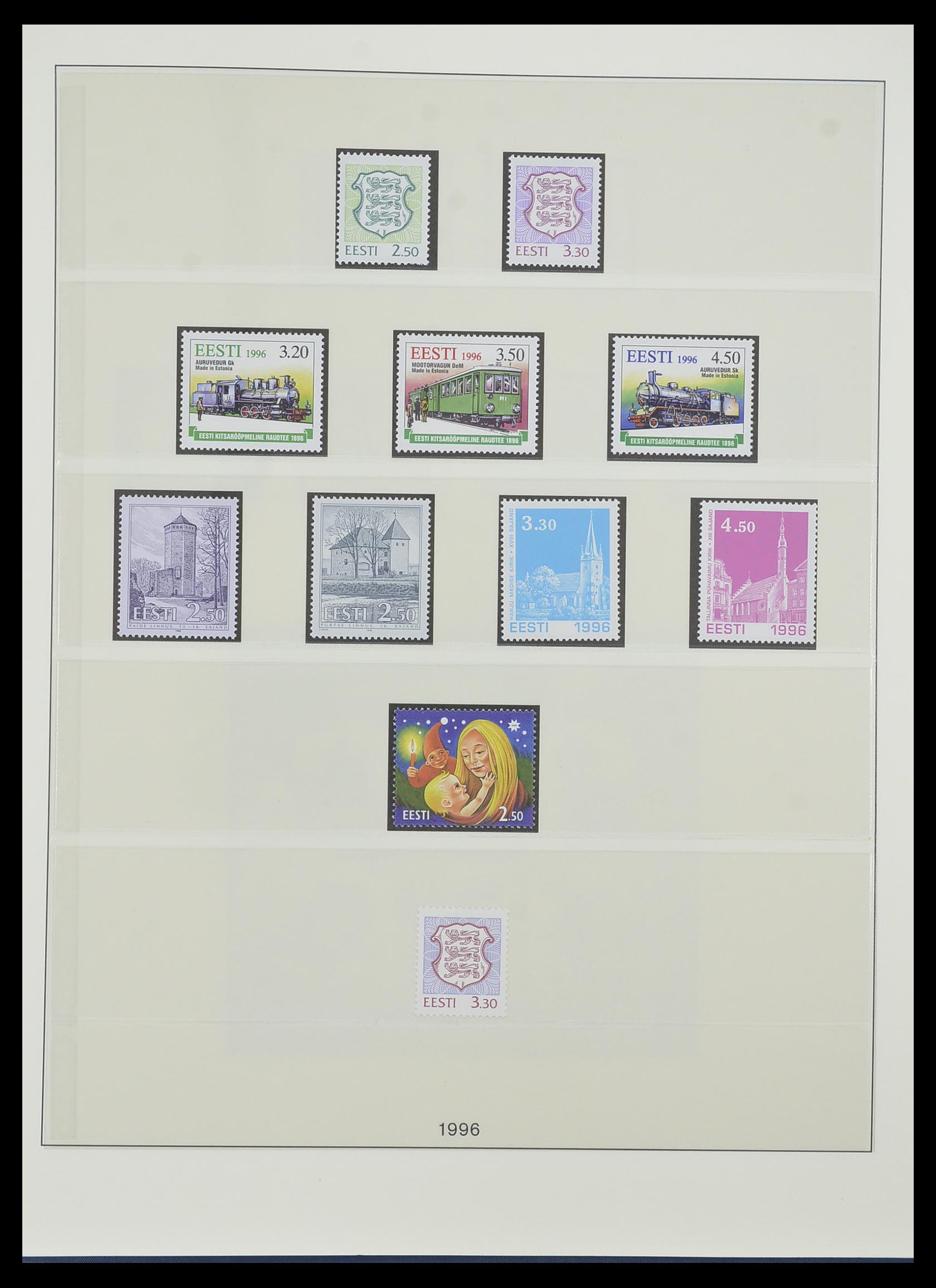 33983 014 - Postzegelverzameling 33983 Baltische Staten 1990-2012.