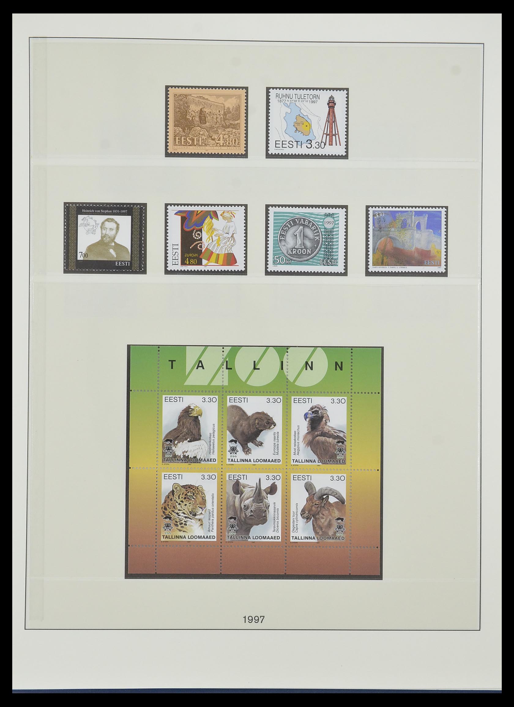 33983 015 - Postzegelverzameling 33983 Baltische Staten 1990-2012.