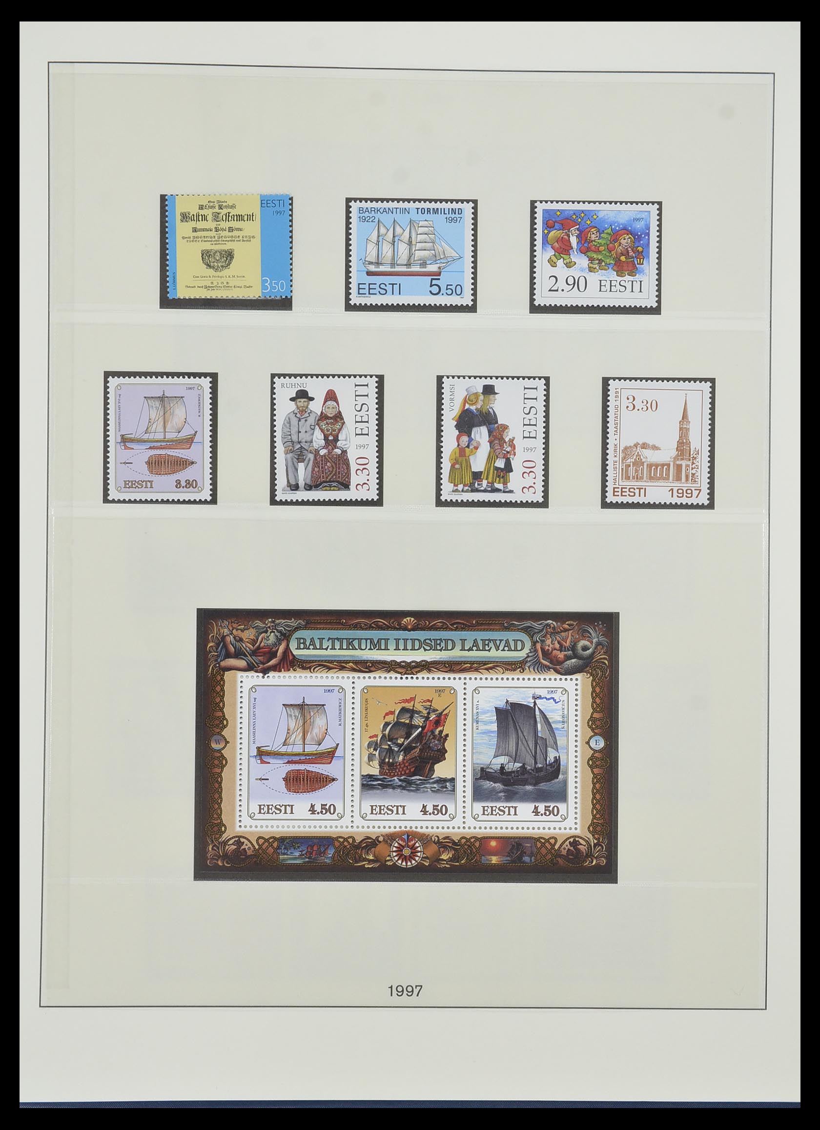33983 016 - Postzegelverzameling 33983 Baltische Staten 1990-2012.