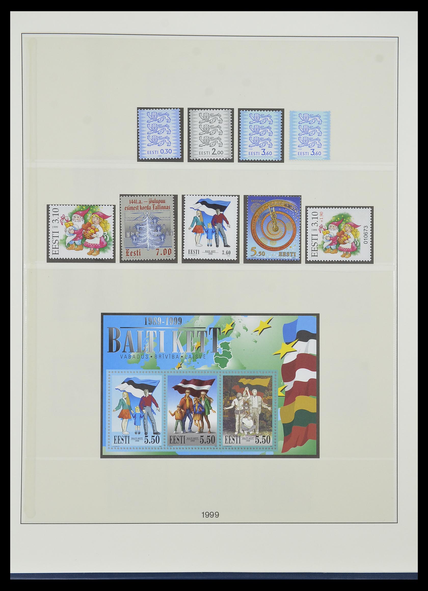 33983 020 - Stamp collection 33983 Baltic States 1990-2012.