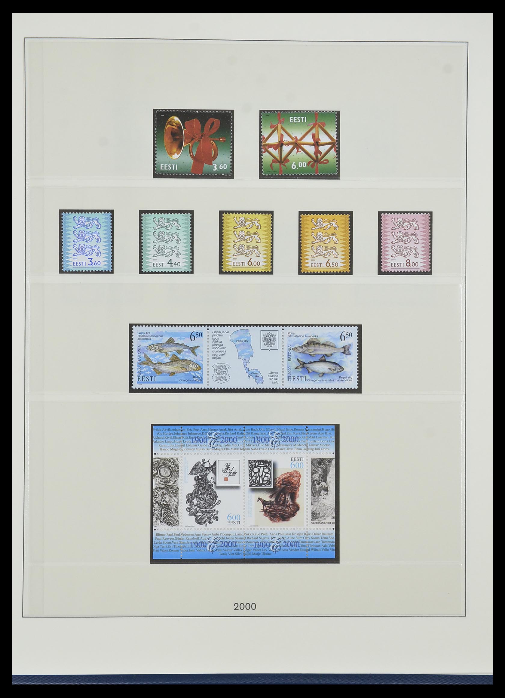 33983 022 - Postzegelverzameling 33983 Baltische Staten 1990-2012.