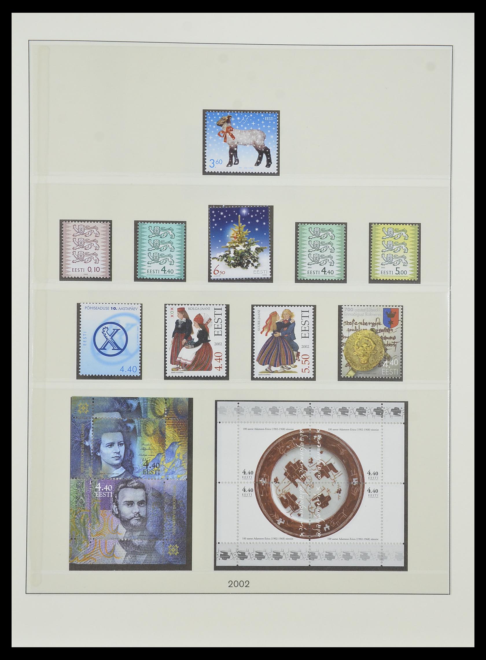 33983 027 - Postzegelverzameling 33983 Baltische Staten 1990-2012.