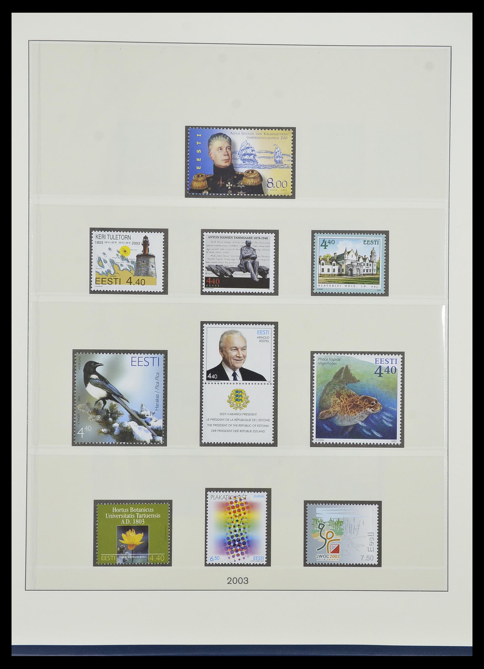33983 028 - Postzegelverzameling 33983 Baltische Staten 1990-2012.