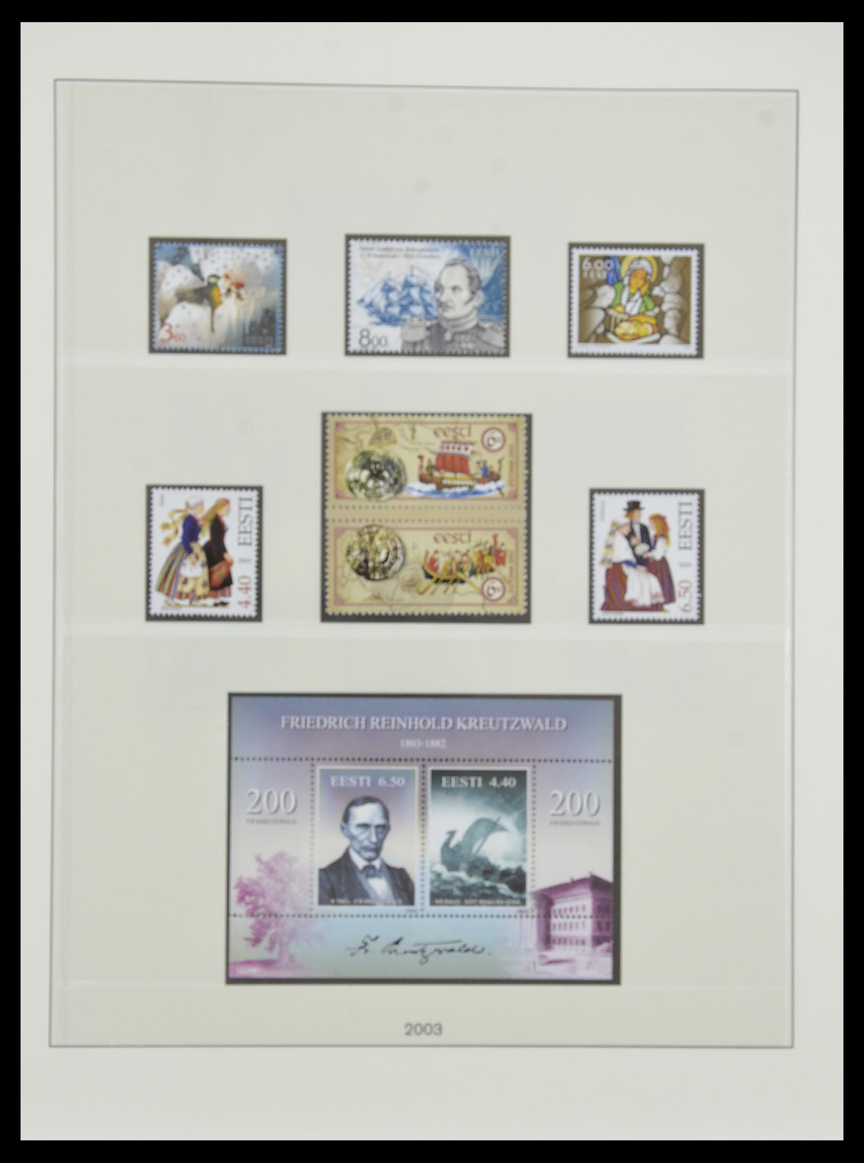 33983 030 - Postzegelverzameling 33983 Baltische Staten 1990-2012.