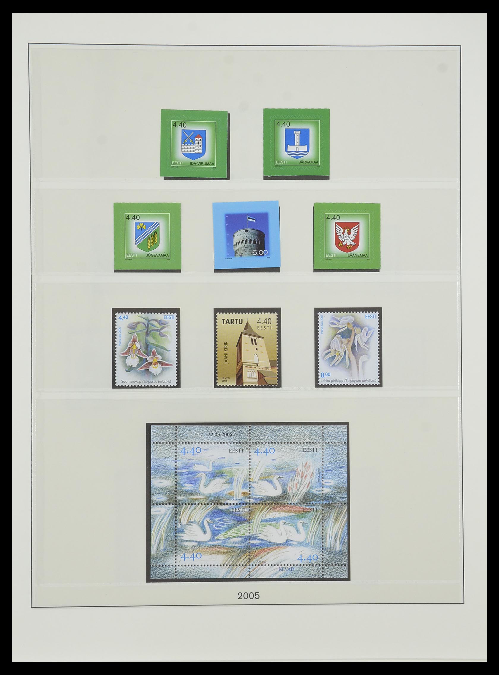 33983 035 - Postzegelverzameling 33983 Baltische Staten 1990-2012.