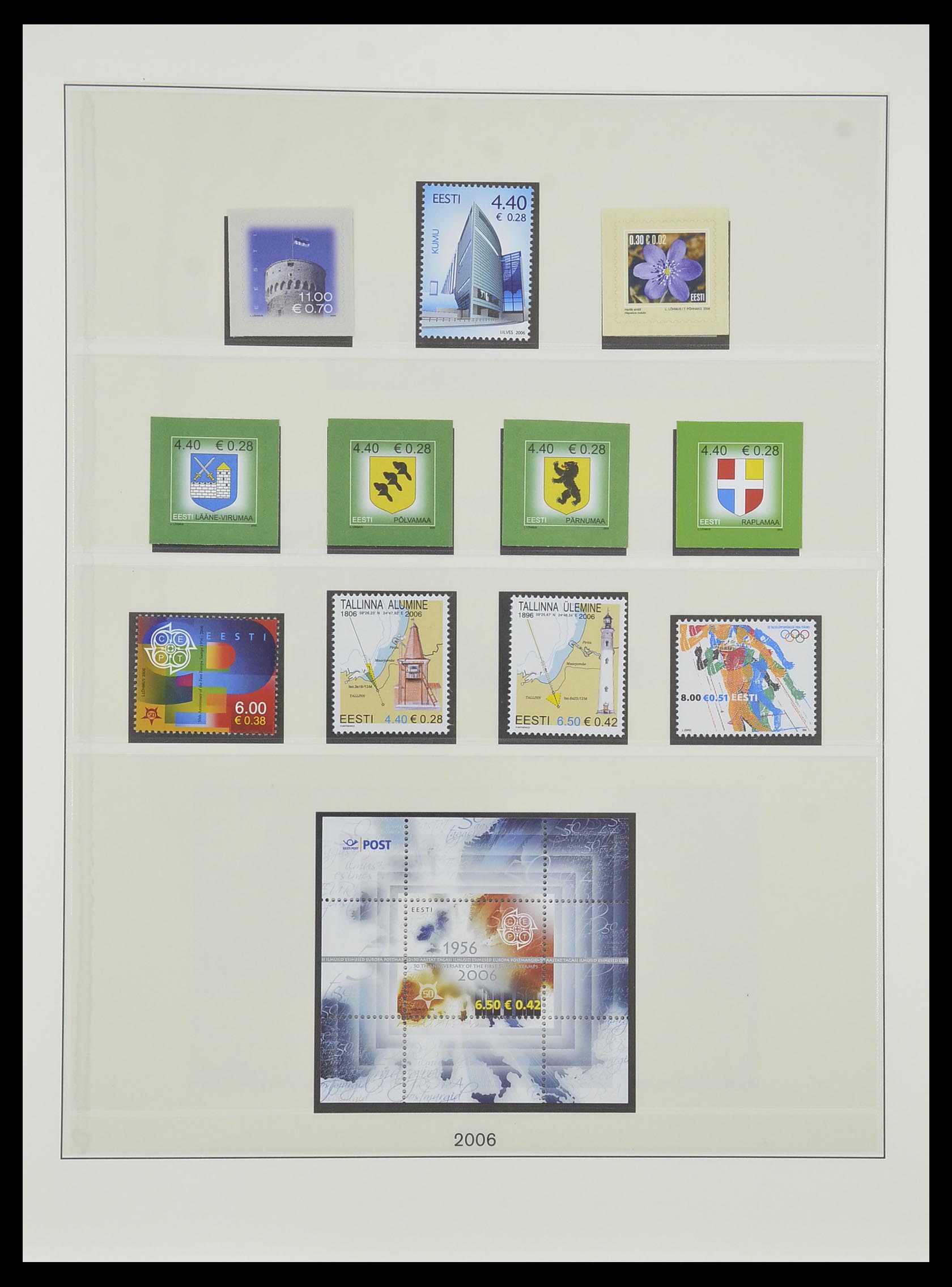 33983 037 - Postzegelverzameling 33983 Baltische Staten 1990-2012.