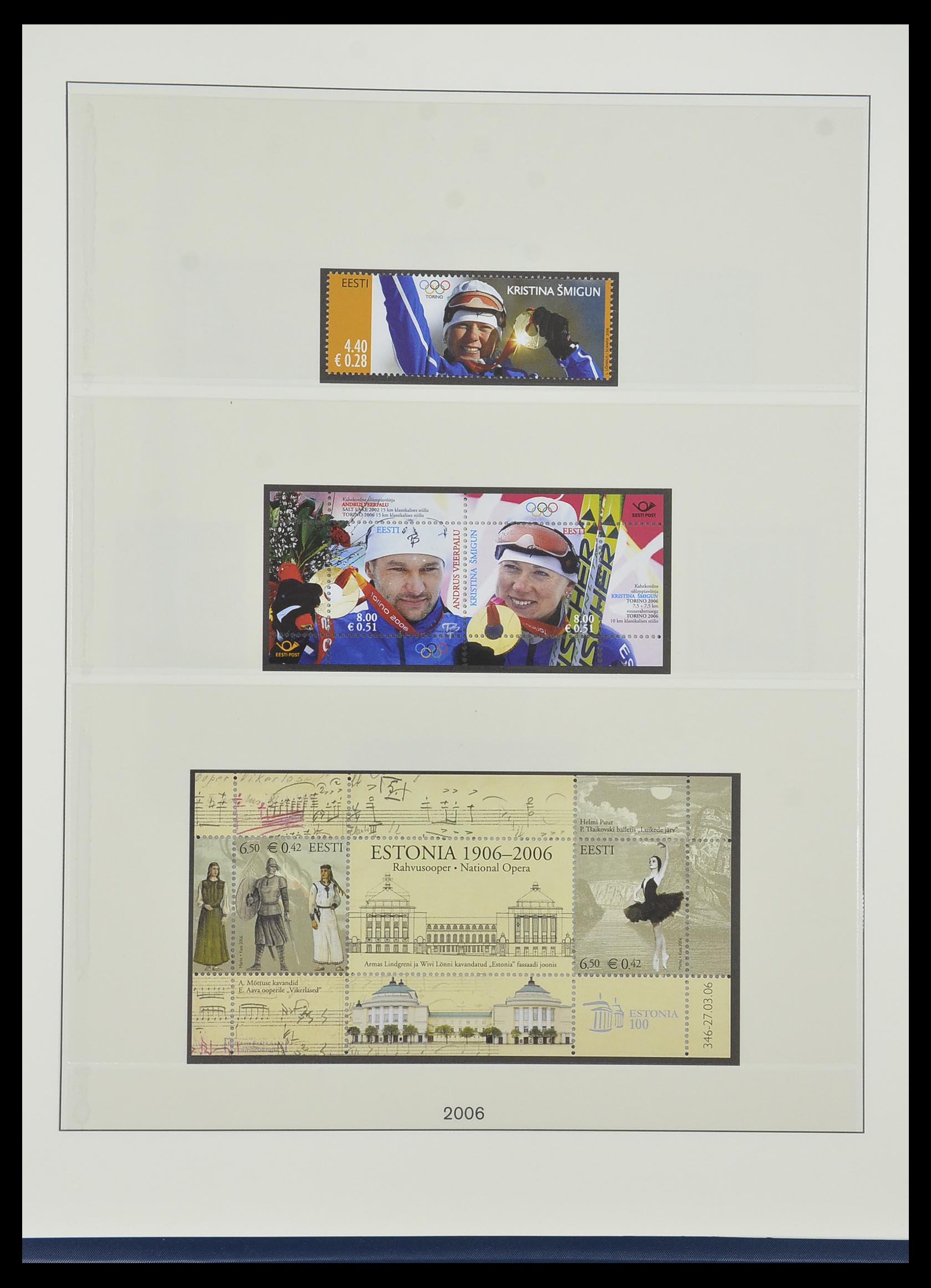 33983 038 - Postzegelverzameling 33983 Baltische Staten 1990-2012.