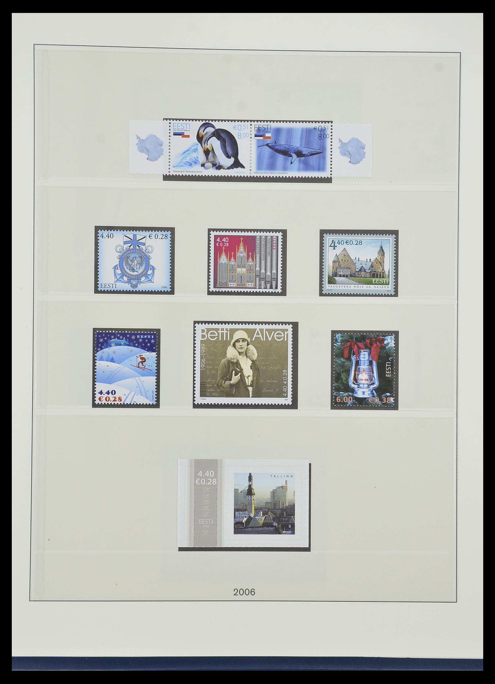 33983 040 - Postzegelverzameling 33983 Baltische Staten 1990-2012.