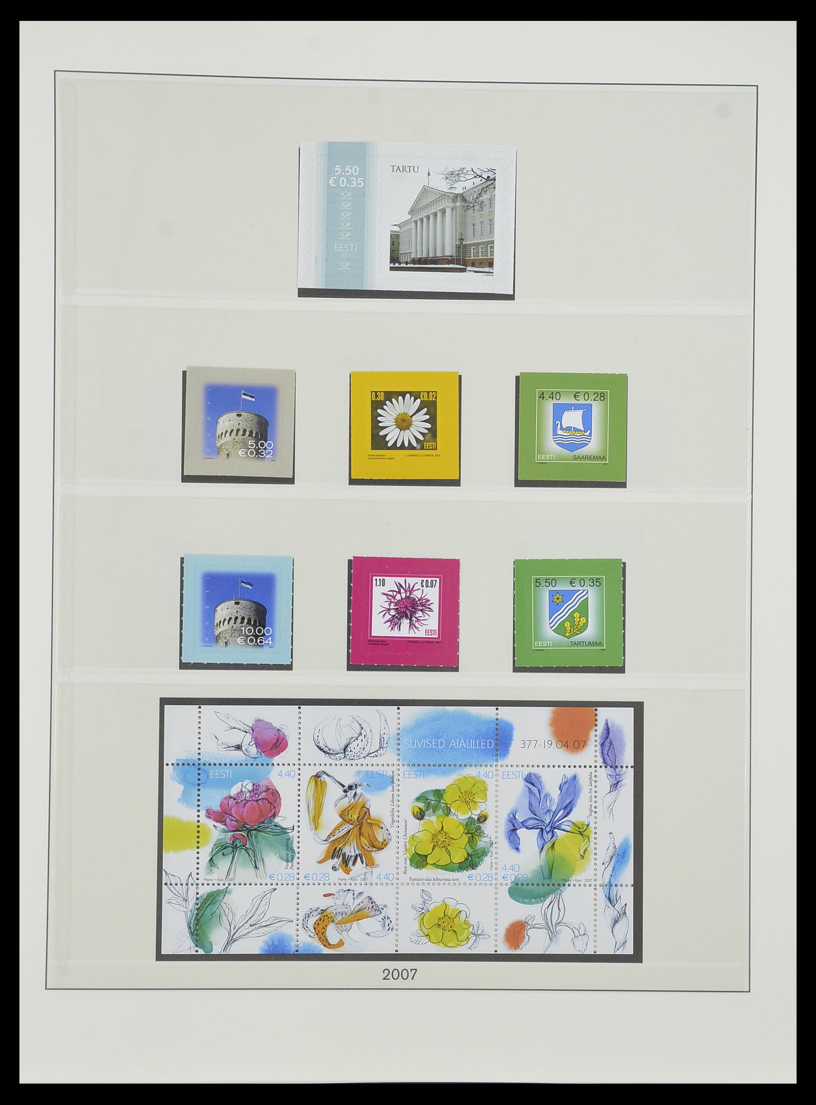33983 042 - Postzegelverzameling 33983 Baltische Staten 1990-2012.