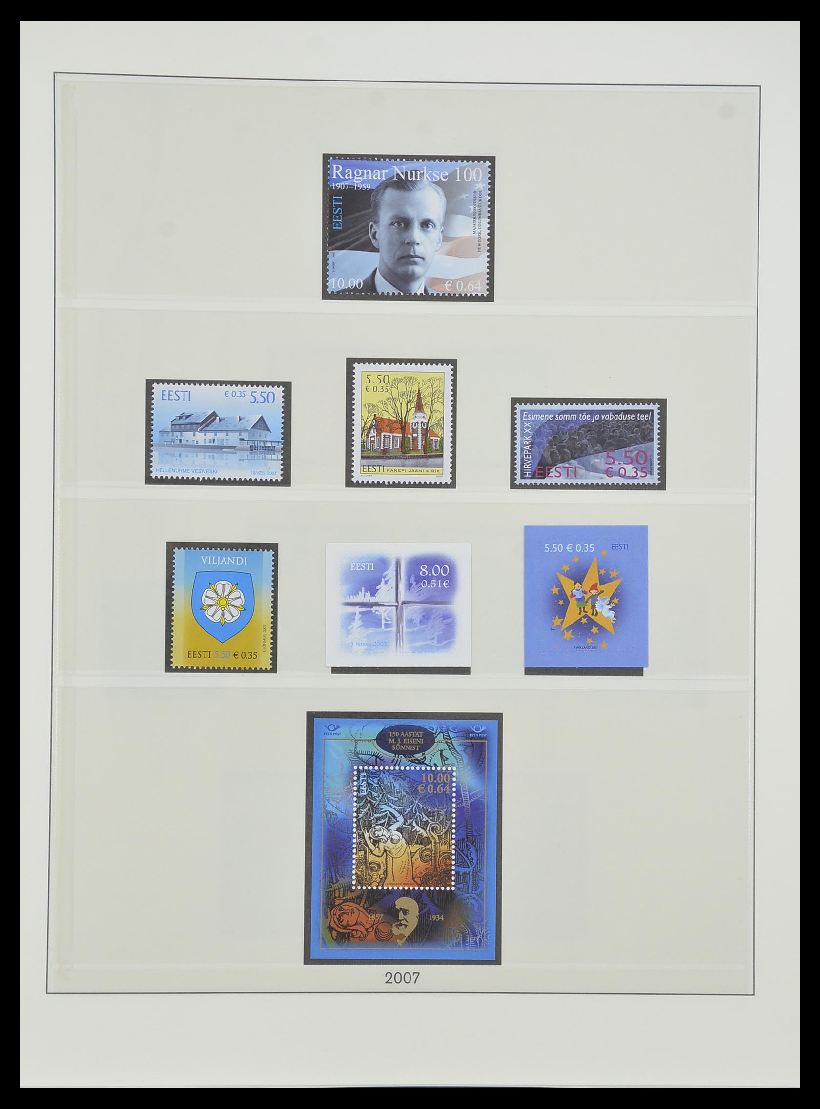 33983 043 - Postzegelverzameling 33983 Baltische Staten 1990-2012.
