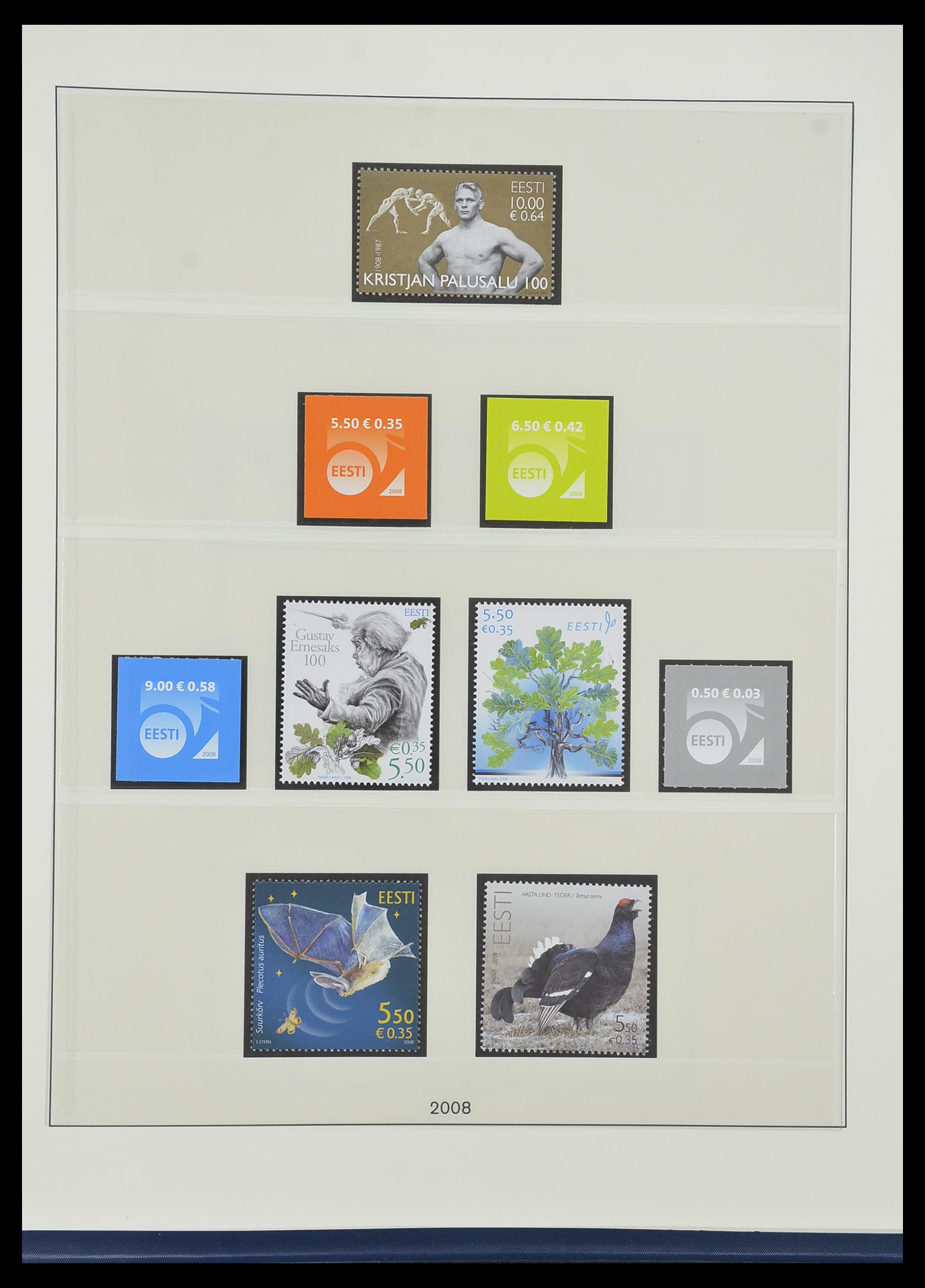 33983 044 - Postzegelverzameling 33983 Baltische Staten 1990-2012.