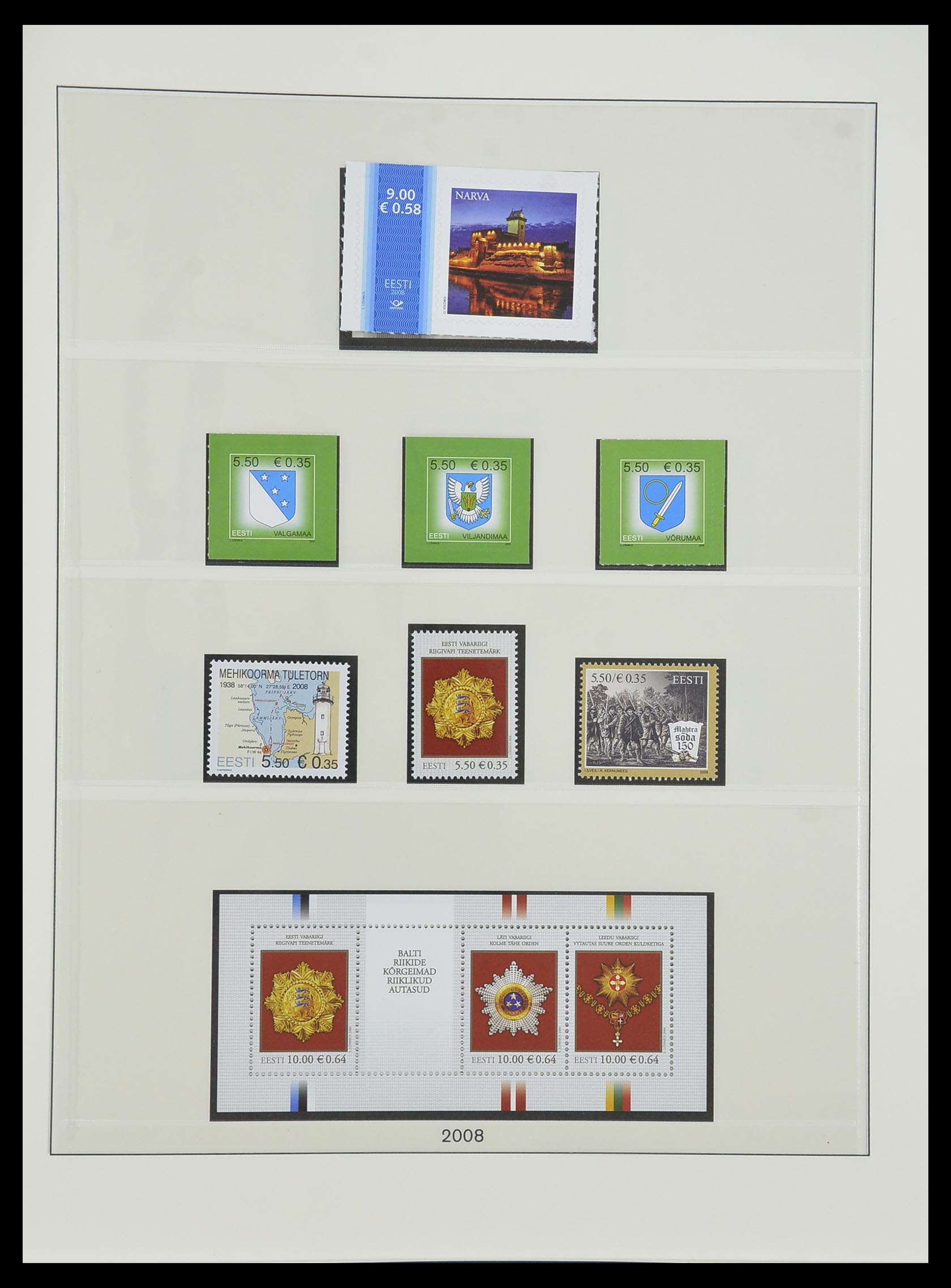 33983 045 - Postzegelverzameling 33983 Baltische Staten 1990-2012.