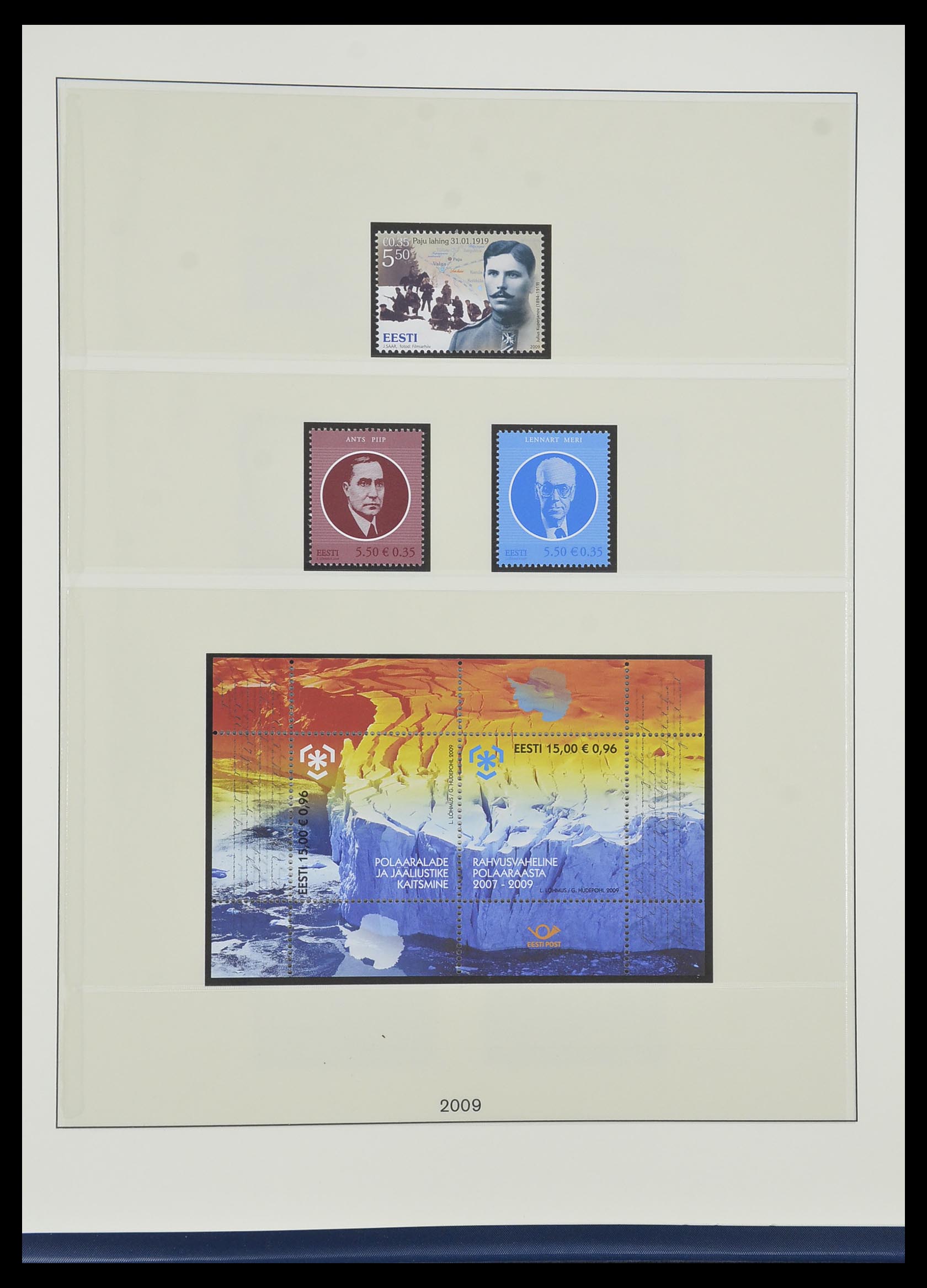 33983 047 - Postzegelverzameling 33983 Baltische Staten 1990-2012.