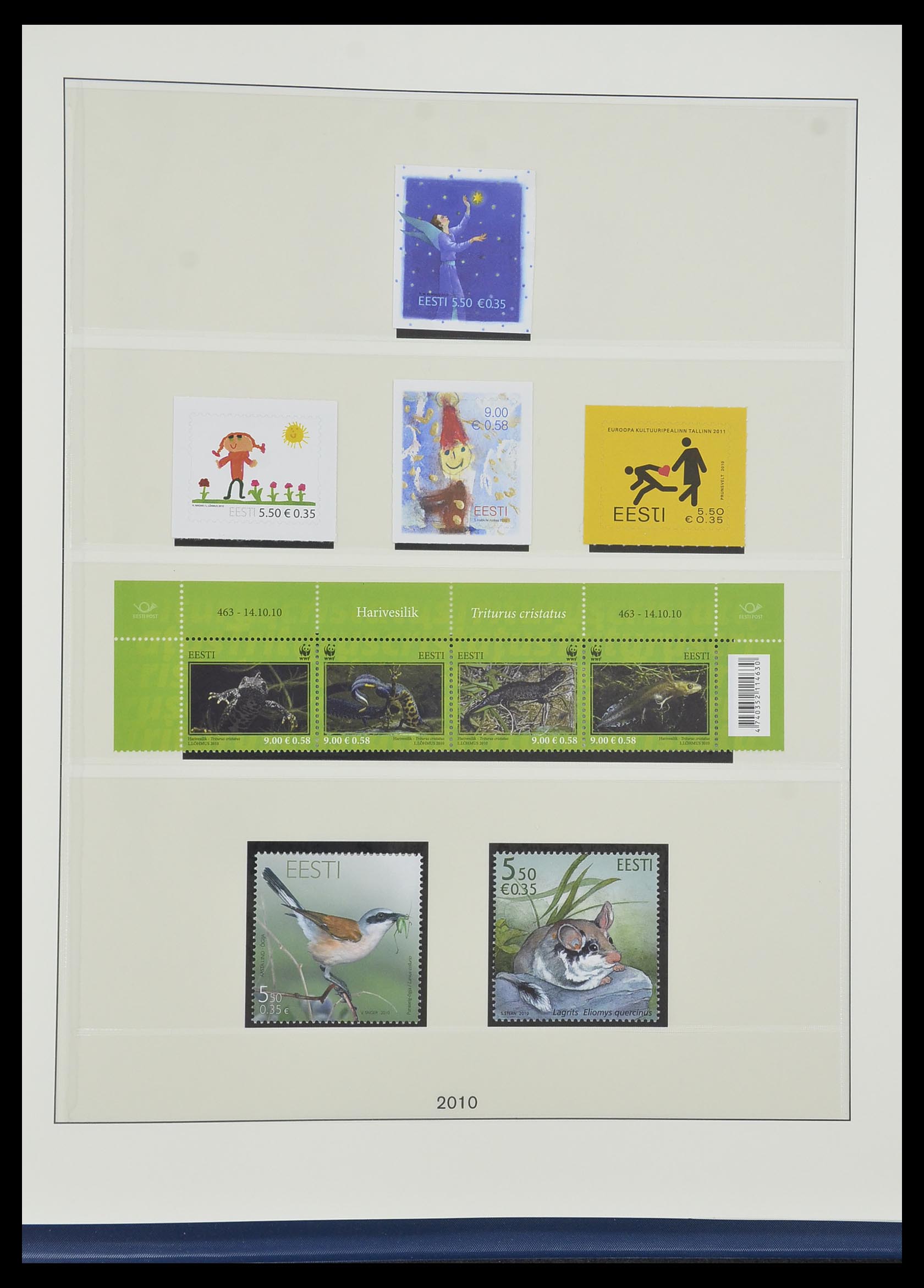 33983 052 - Postzegelverzameling 33983 Baltische Staten 1990-2012.