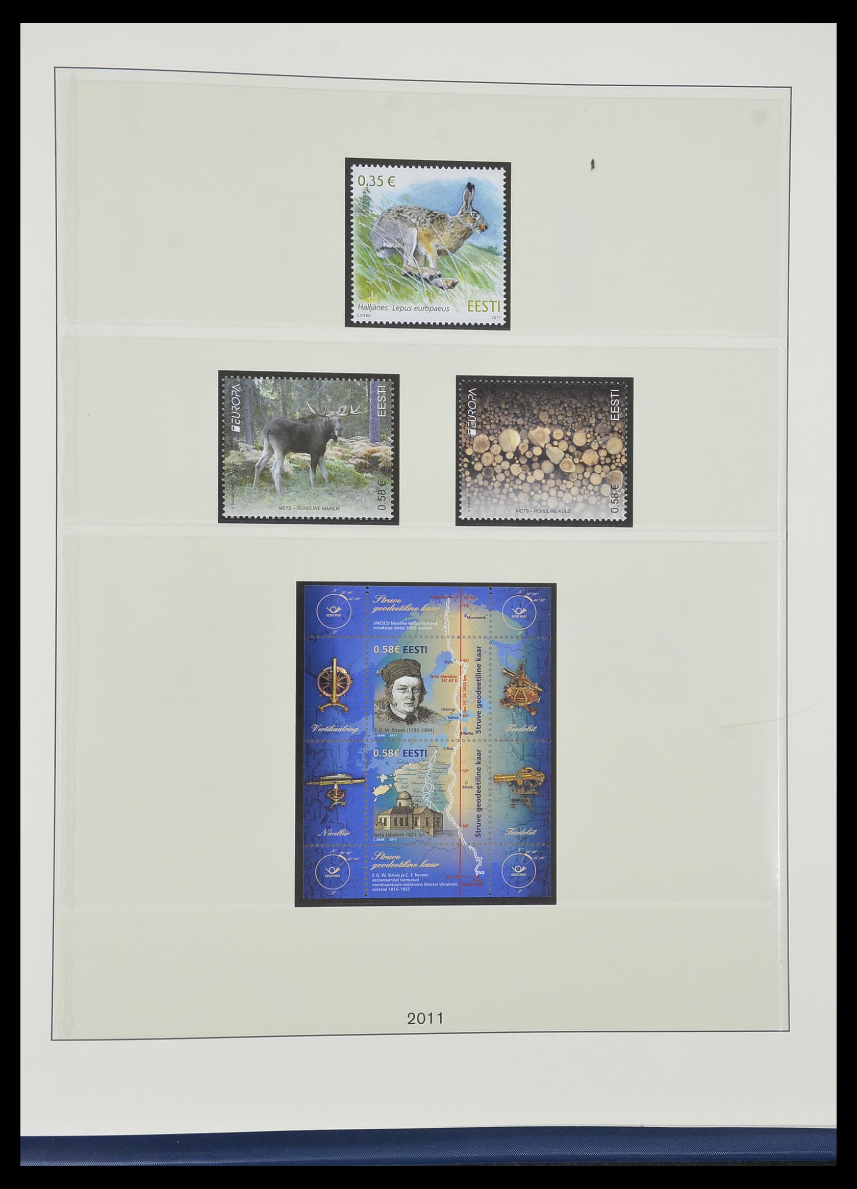 33983 055 - Postzegelverzameling 33983 Baltische Staten 1990-2012.