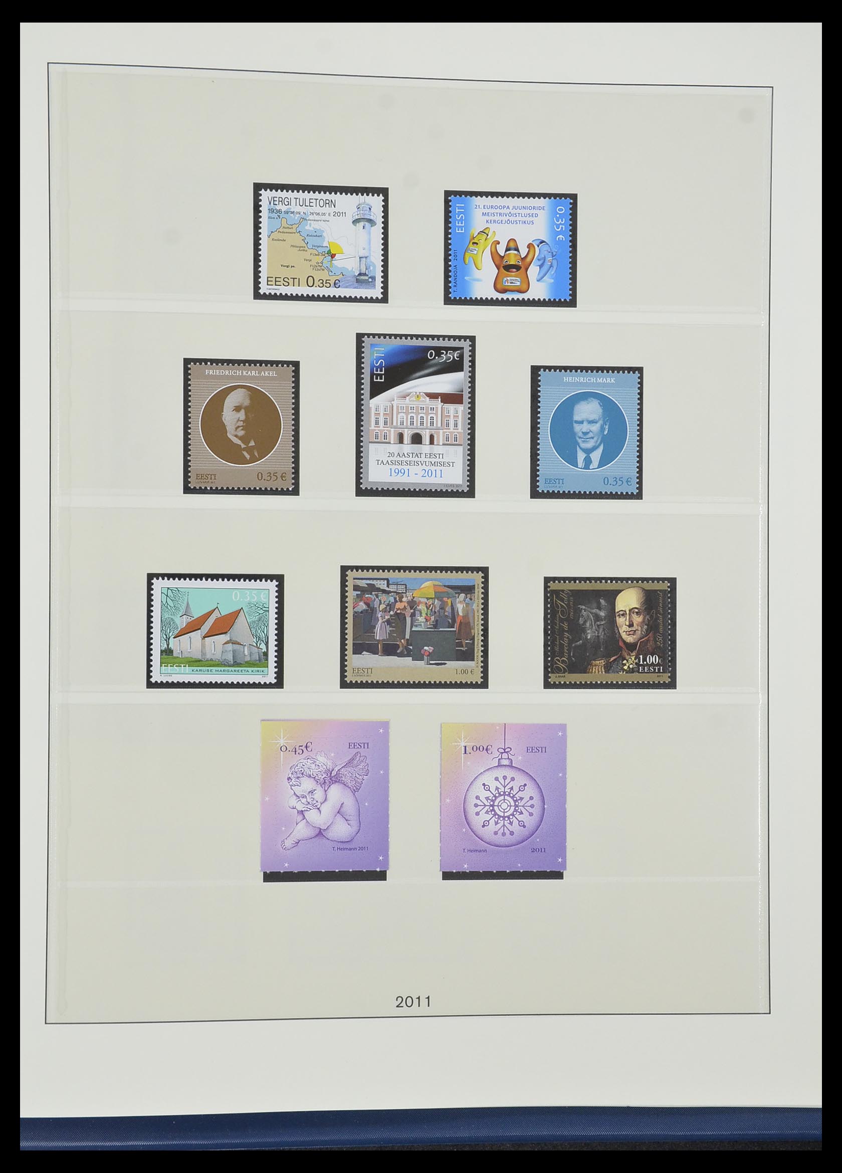 33983 056 - Postzegelverzameling 33983 Baltische Staten 1990-2012.
