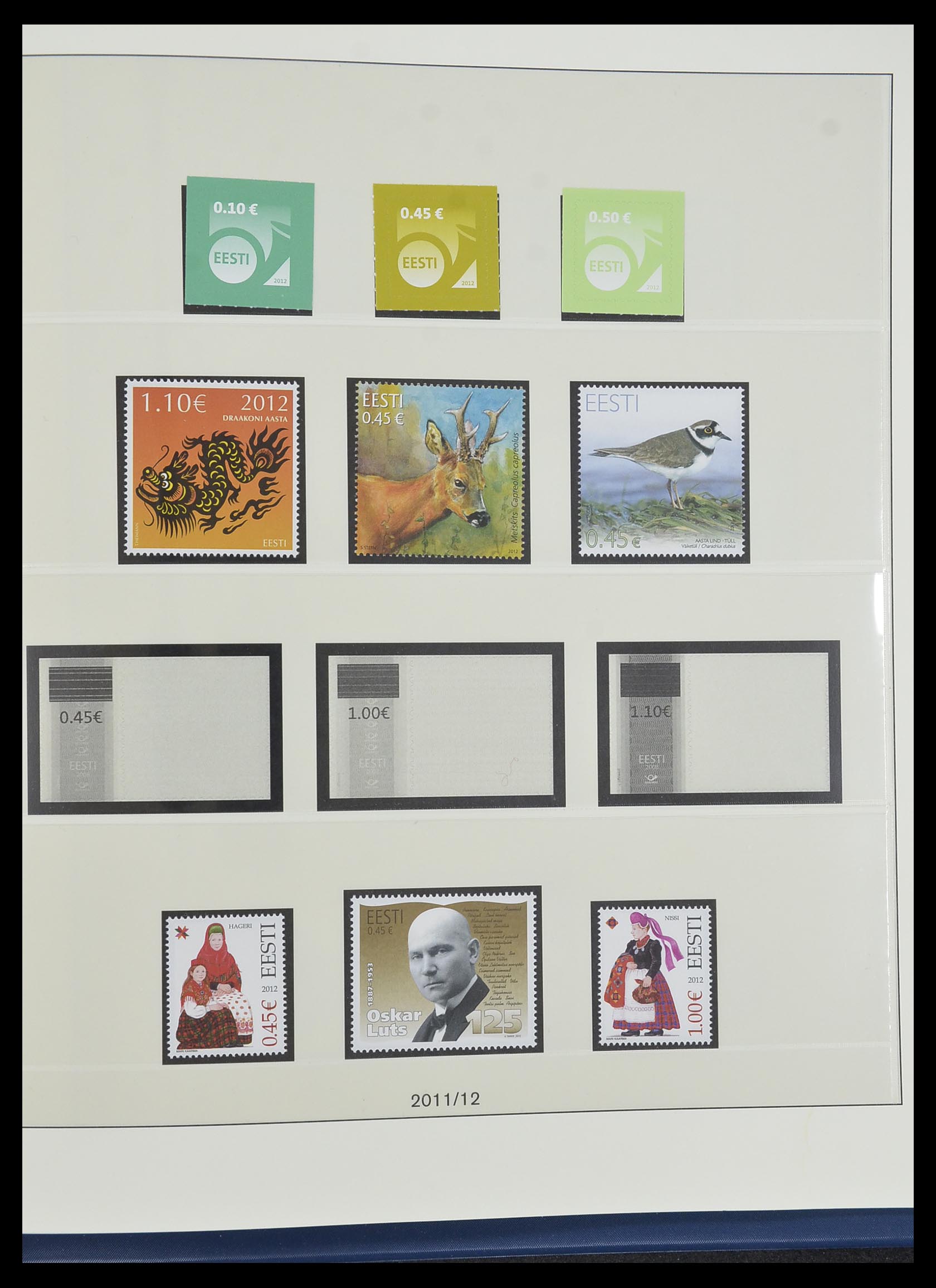 33983 057 - Postzegelverzameling 33983 Baltische Staten 1990-2012.