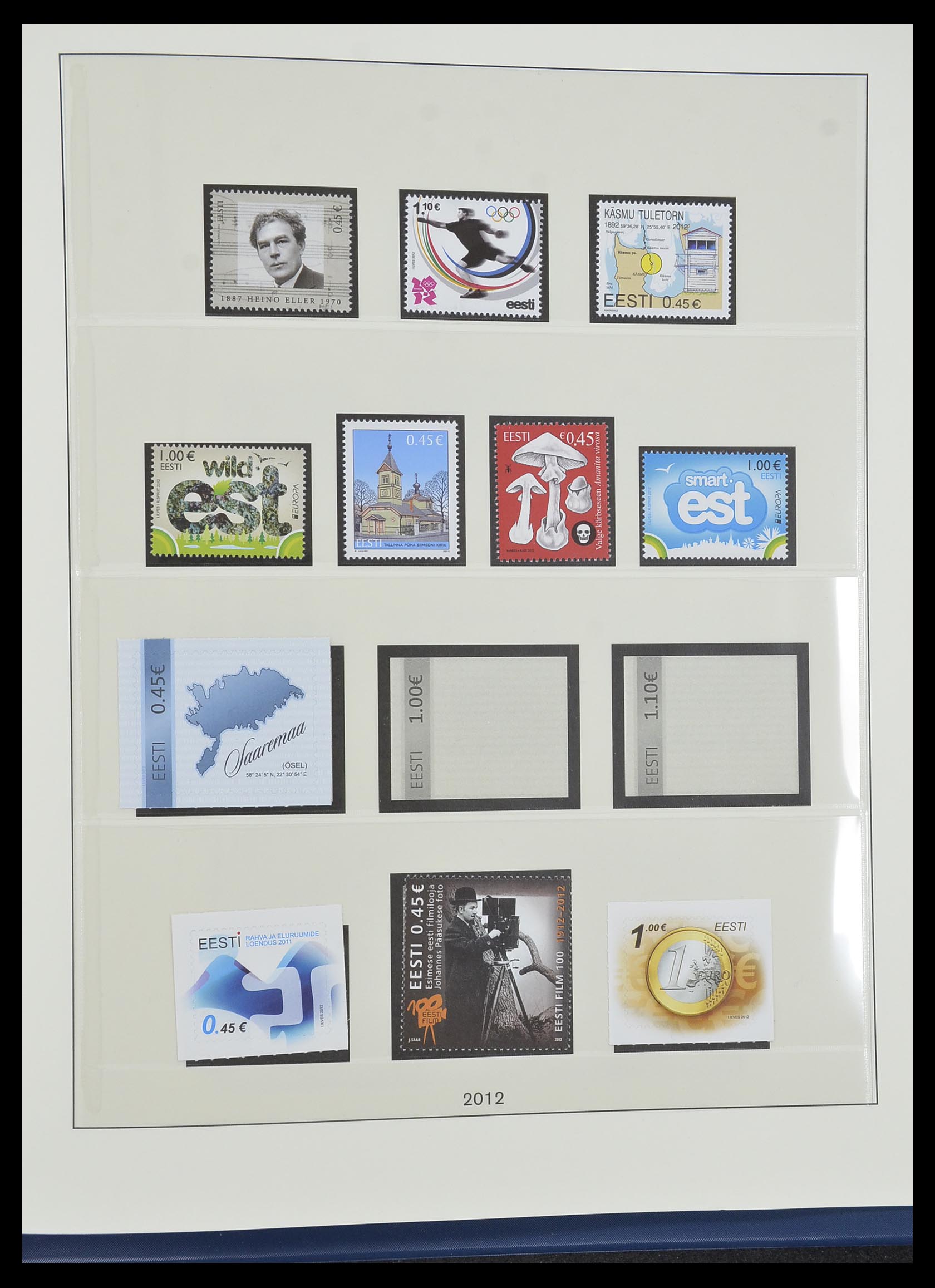 33983 058 - Postzegelverzameling 33983 Baltische Staten 1990-2012.