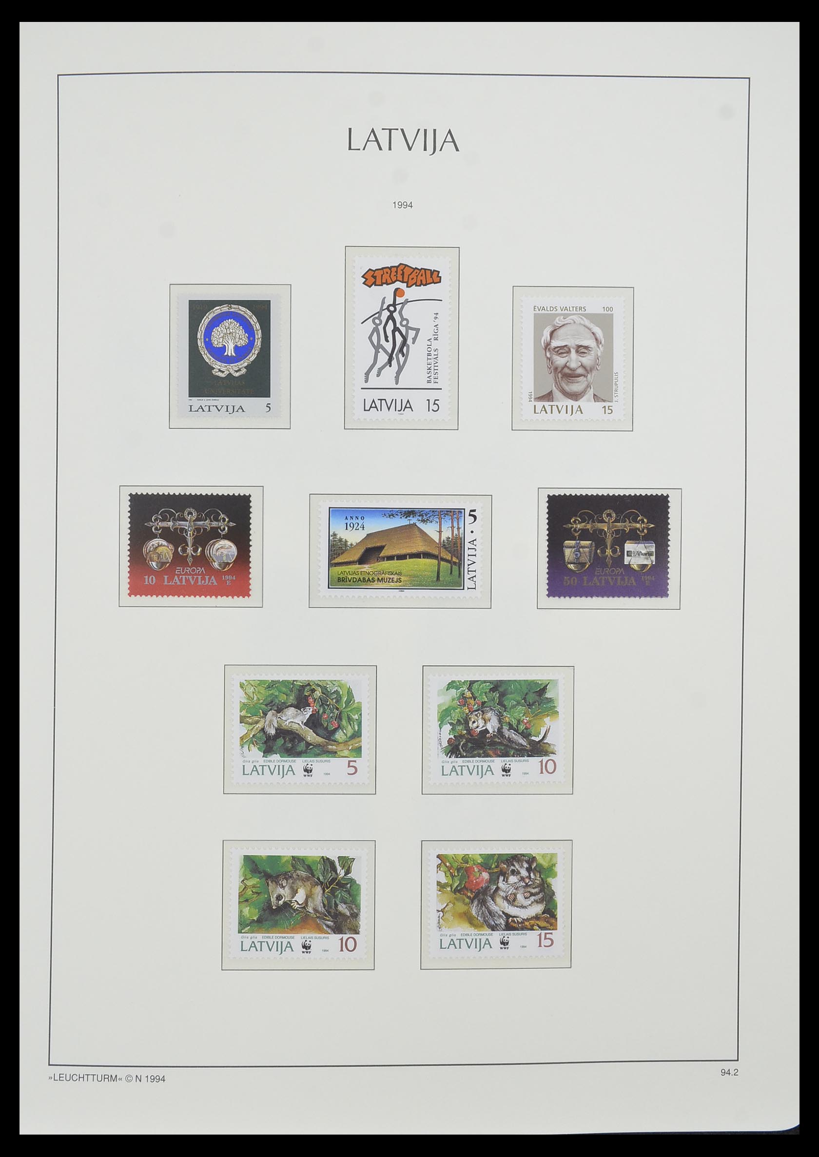 33983 066 - Postzegelverzameling 33983 Baltische Staten 1990-2012.