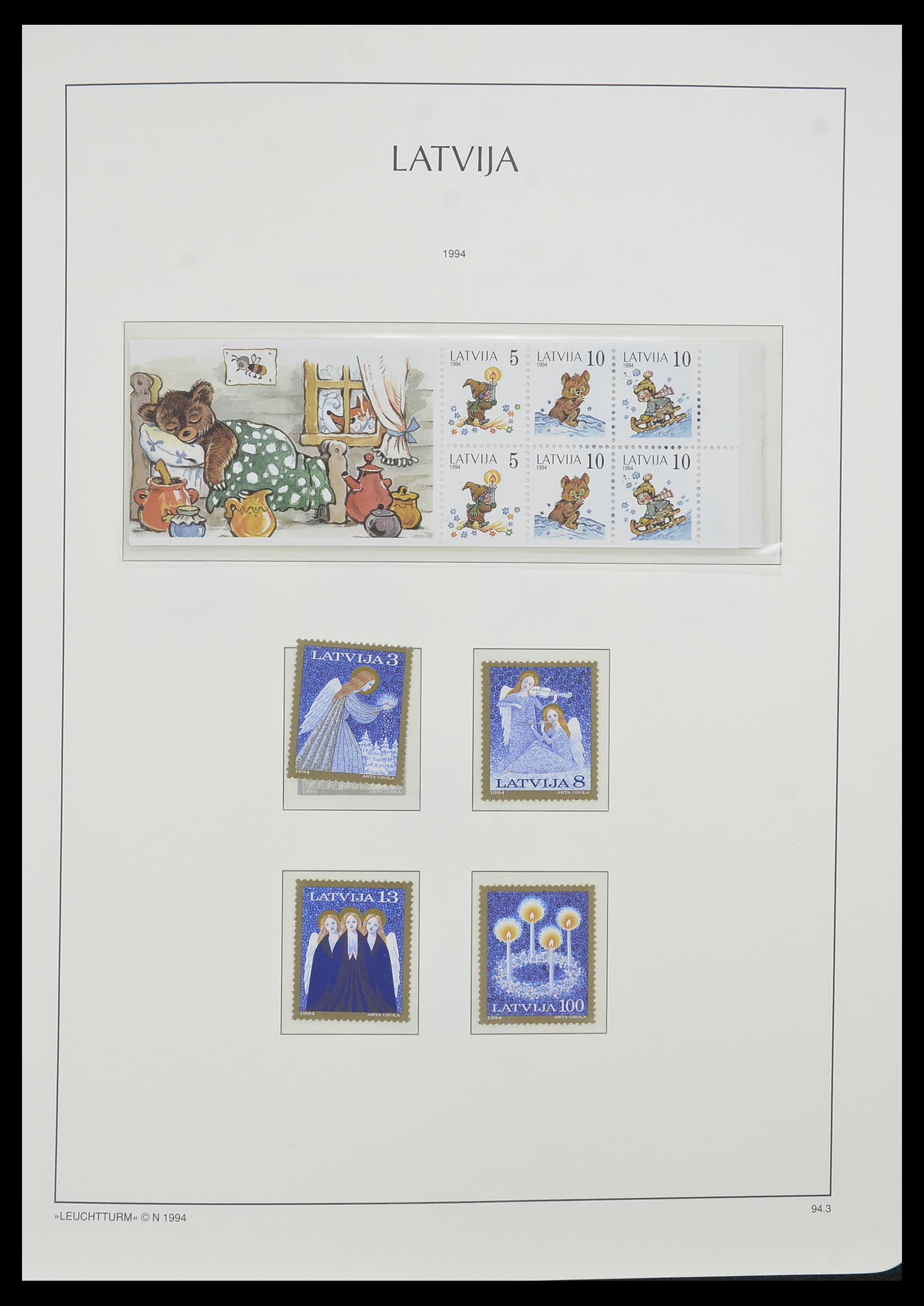 33983 067 - Postzegelverzameling 33983 Baltische Staten 1990-2012.